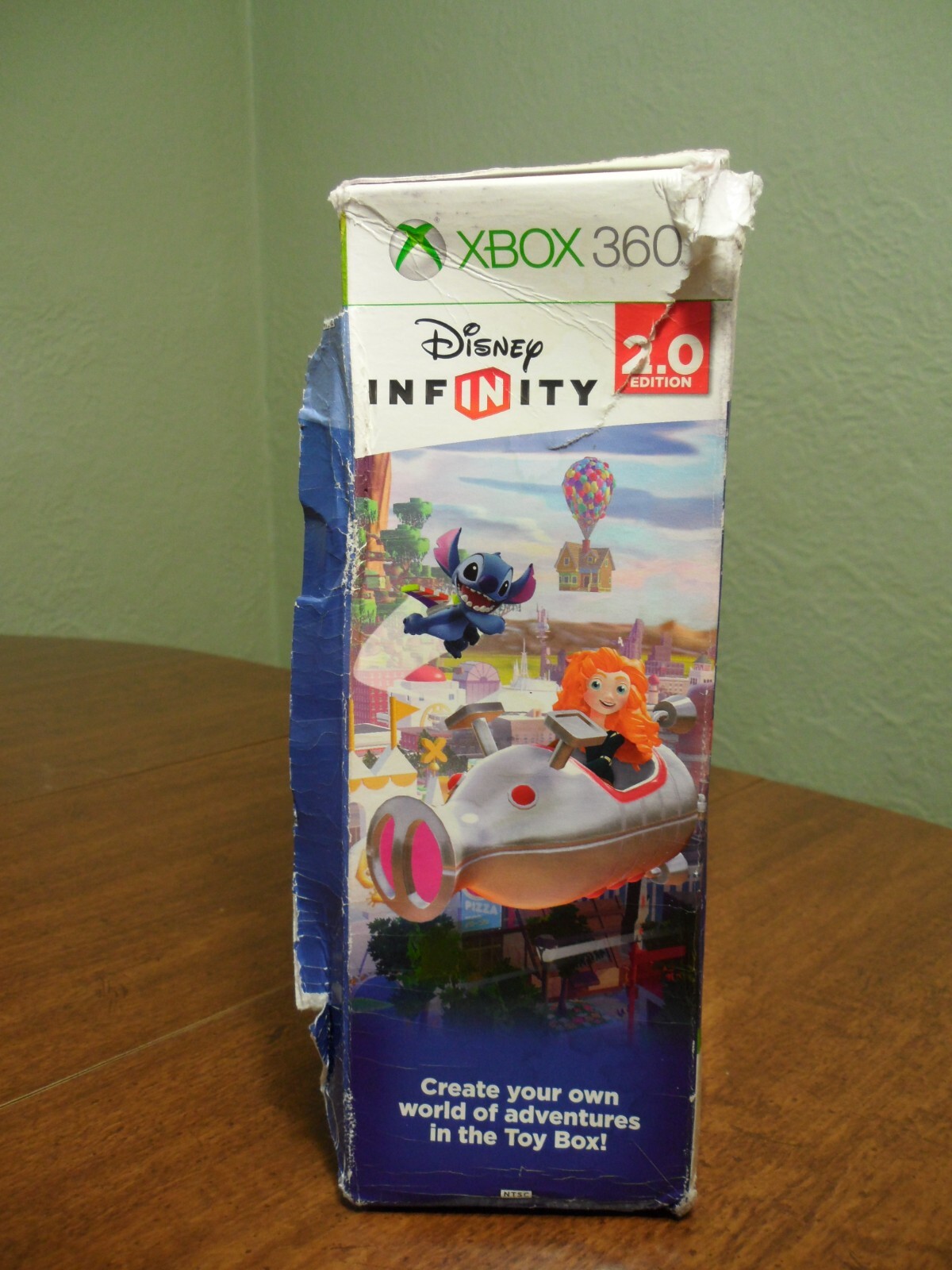 Xbox 360 Disney INFINITY Toy Box Starter Pack 2.0 Edition Stitch & Merida NIB