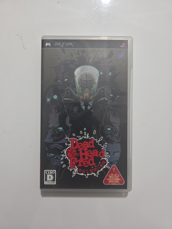 D3 Publisher Dead Head Fred PlayStation Portable PSP For Japan Only Used Cib