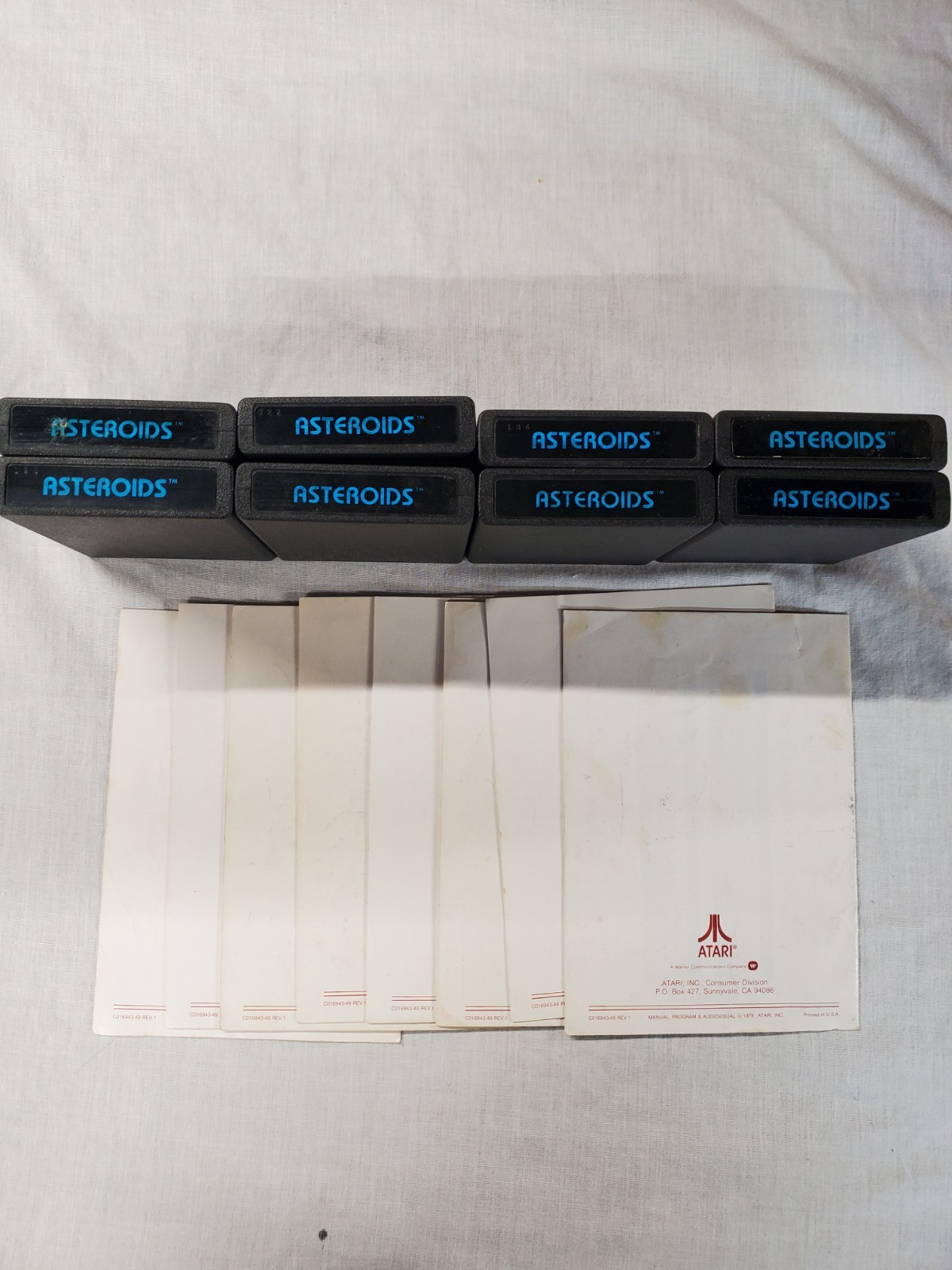 Asteroids (Atari, 1981) Atari 2600 Cart And Manual Tested