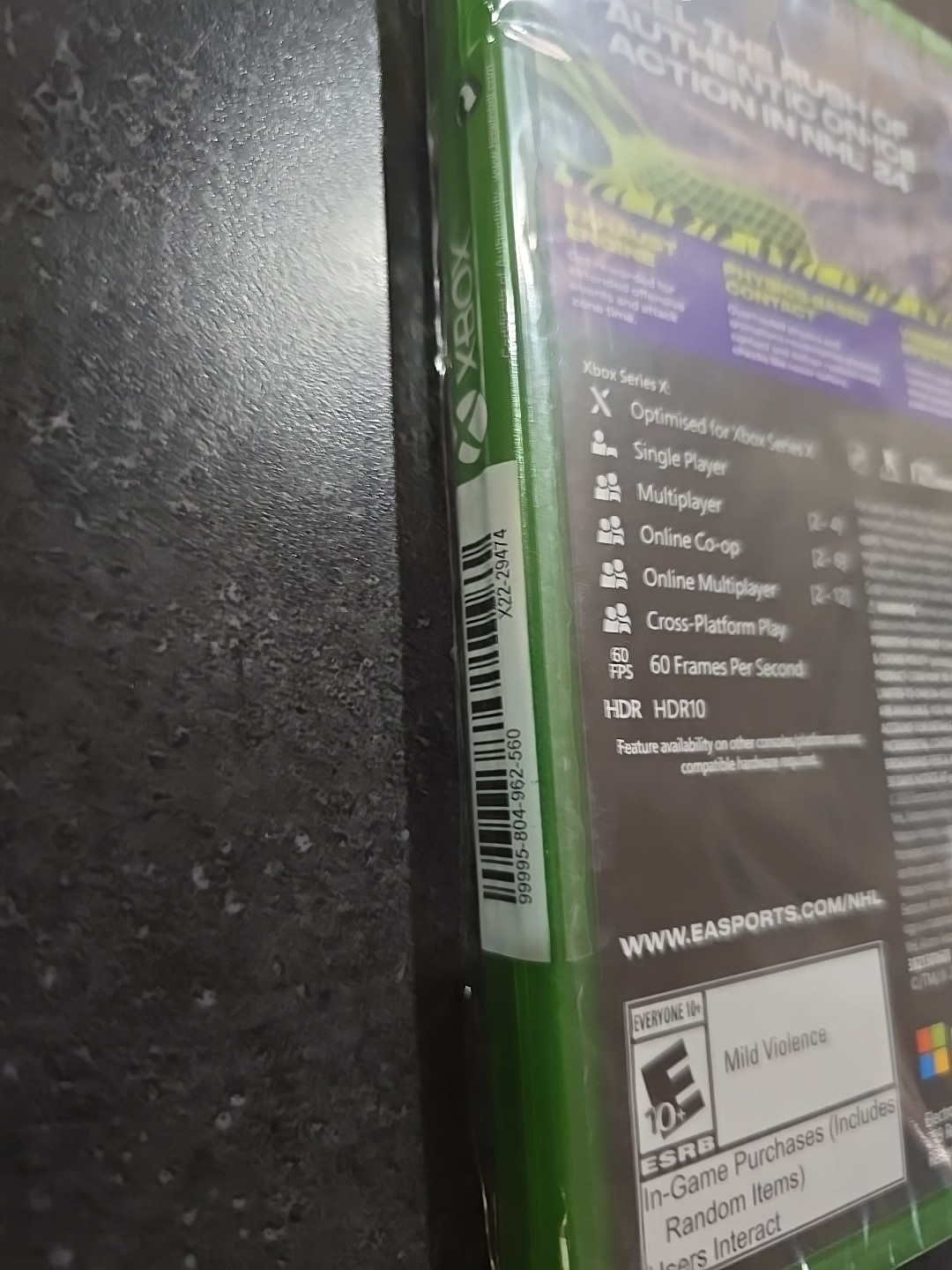NHL 2024 (Xbox Series X, 2023) NEW