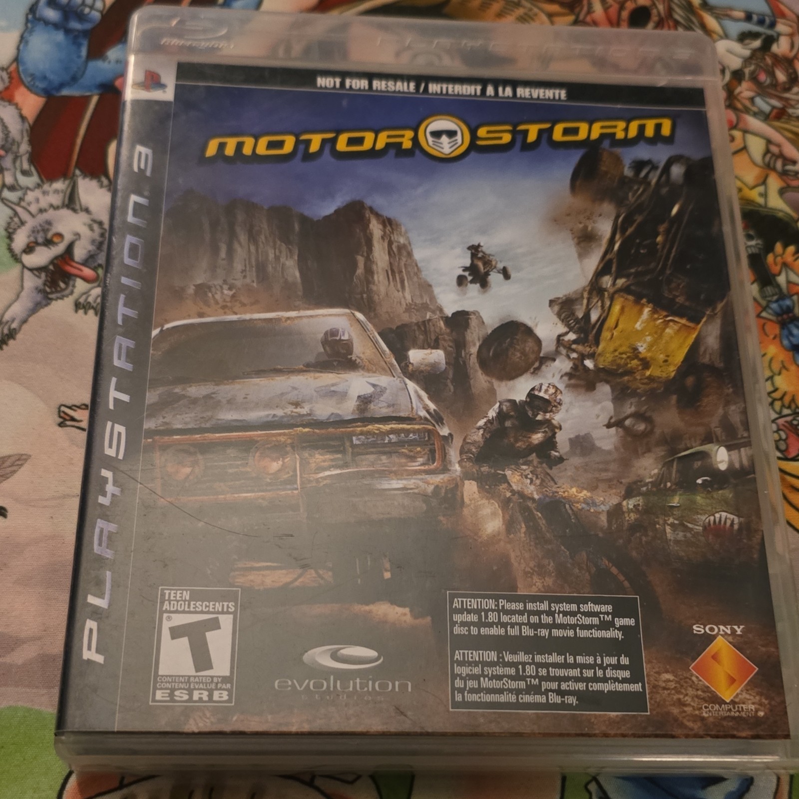 Sony MotorStorm PS3 (PlayStation 3) Off-Road Racing T-Teen Complete – NFR