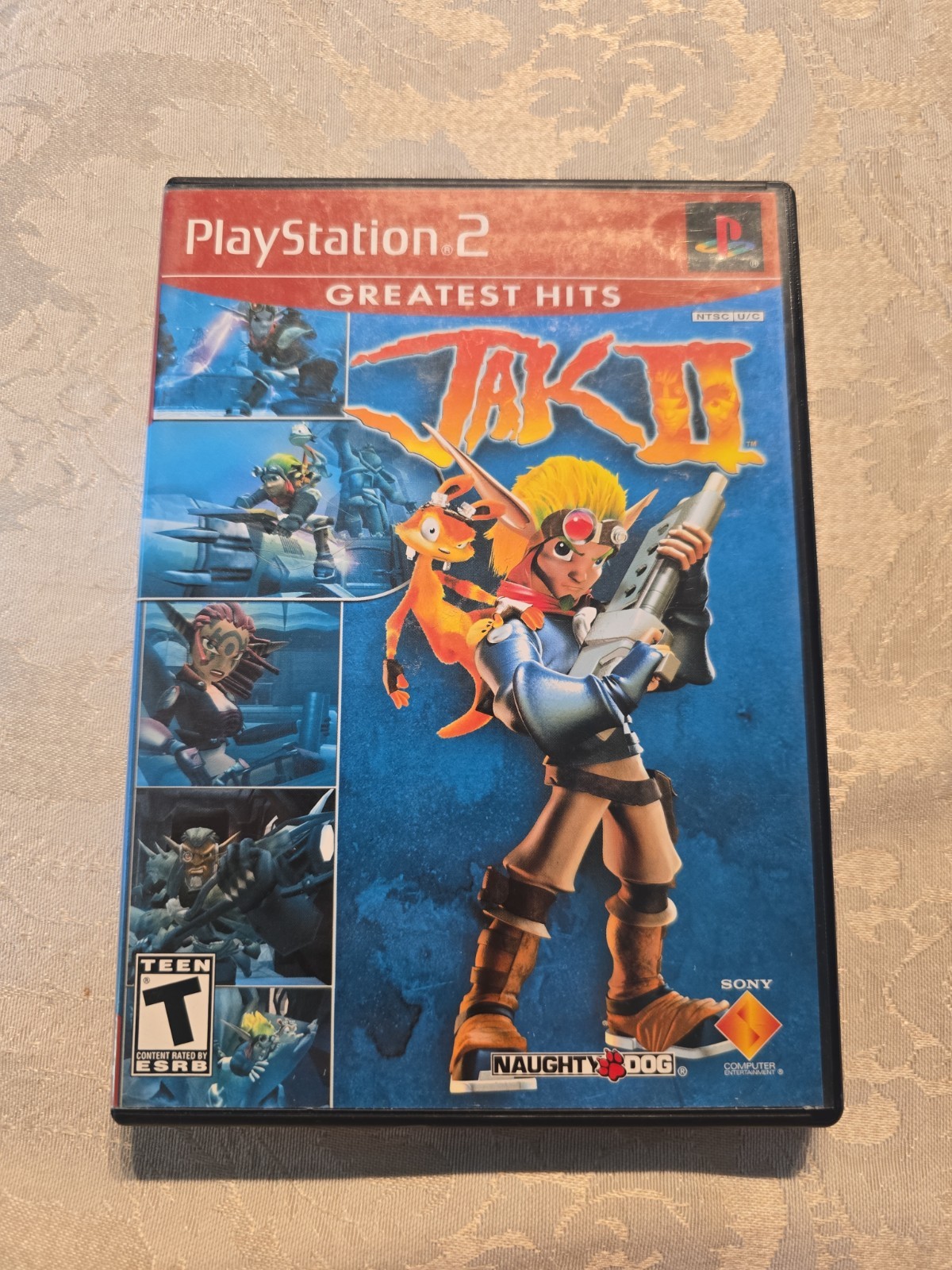 Jak II Greatest Hits, Black Label Disc (PS2) CIB, Tested, Minty Disc