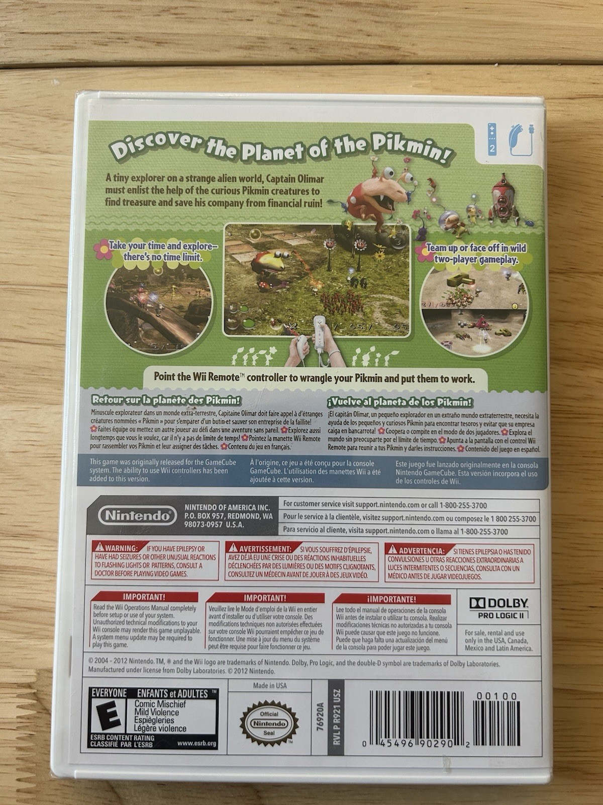 Pikmin 2 (Nintendo Wii, 2012) Sealed
