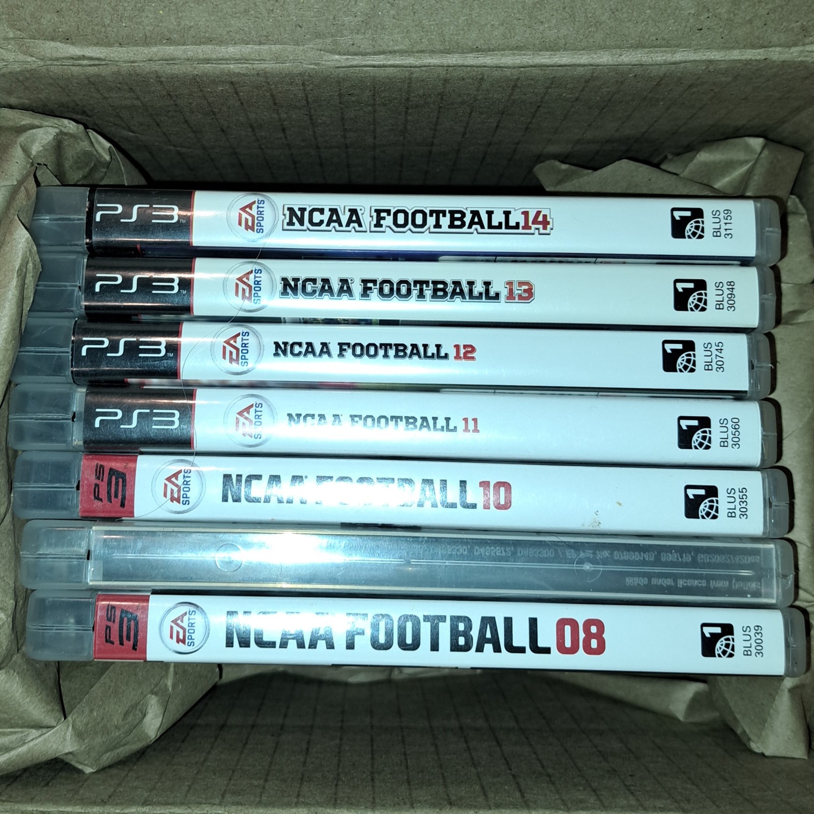 *COMPLETE SET* NCAA College Football 08-14 2014 PlayStation 3 PS3 *ALL WORKING*✅