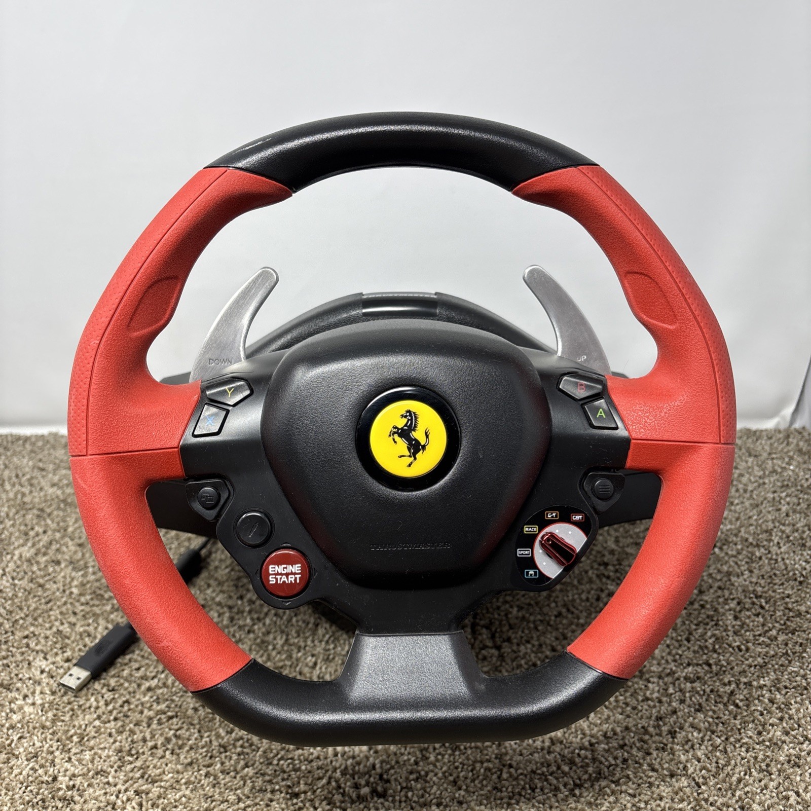 Thrustmaster Ferrari 458 Spider Racing Wheel Xbox One Series X S NO PEDALS Wheel