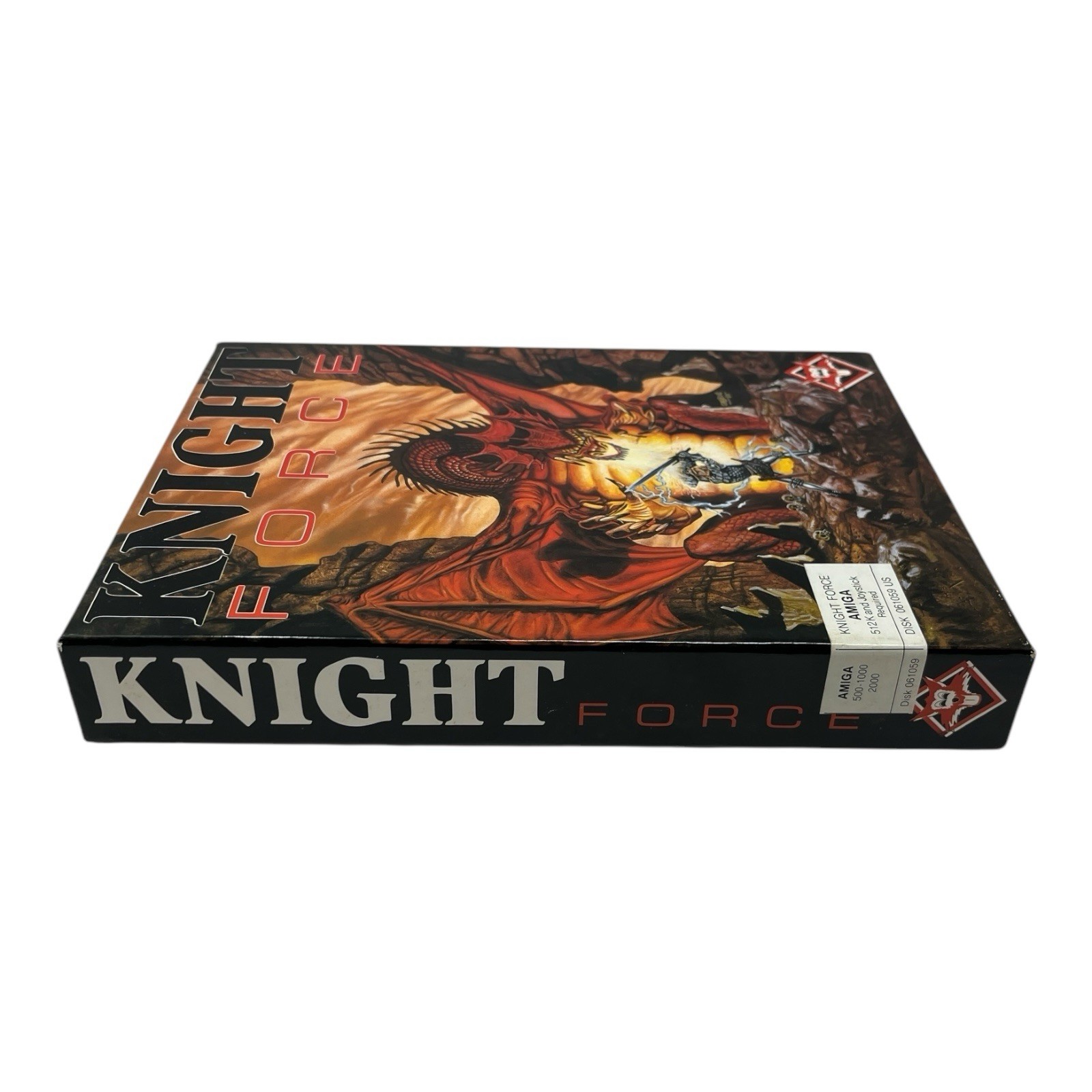 Knight Force Boxed Commodore Amiga Game Complete Titus TESTED & WORKING EUC
