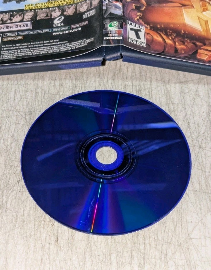 RAD: Robot Alchemic Drive (PlayStation 2, 2002) Disc, Case, Box Art (NO MANUAL)