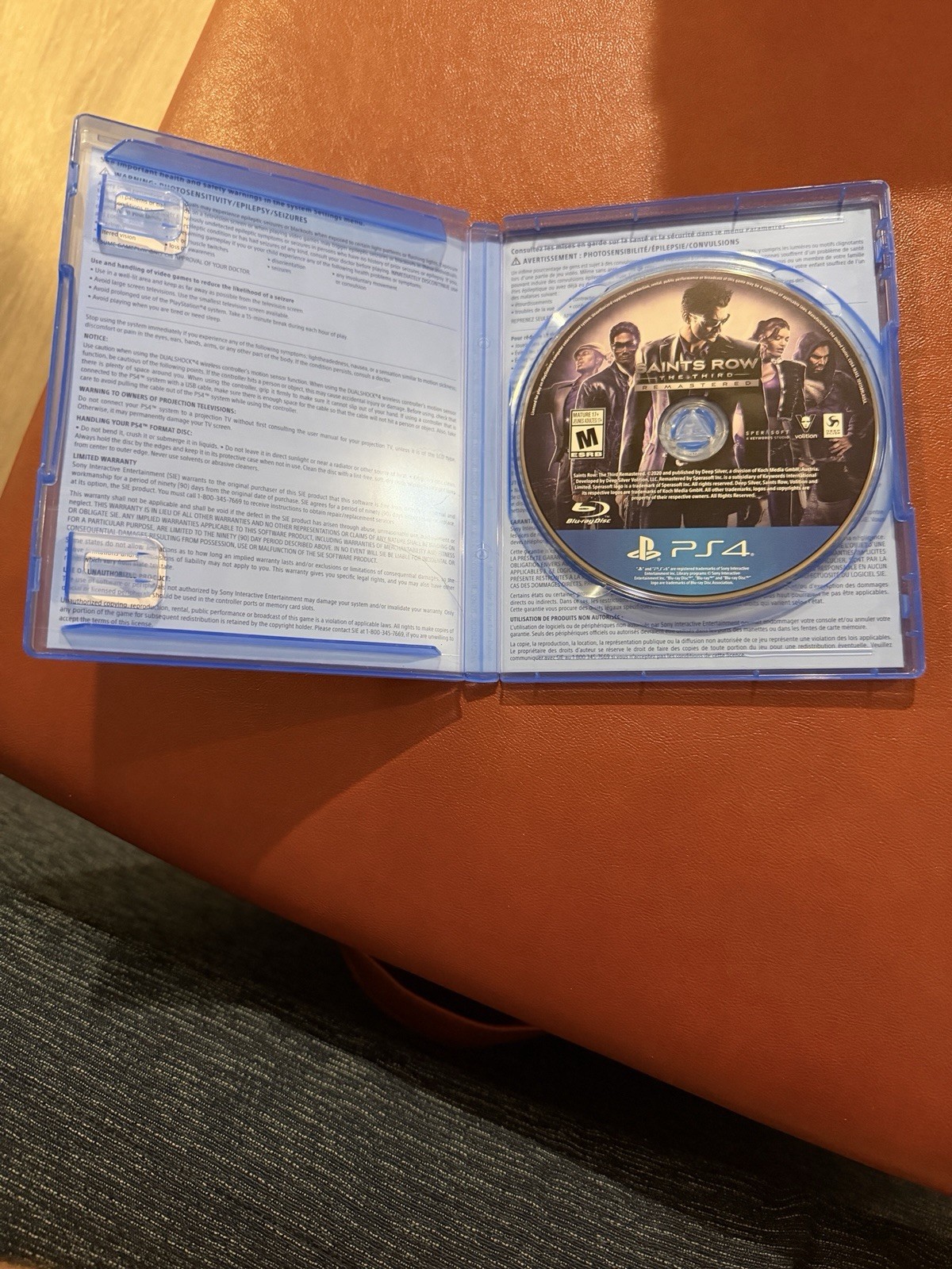 Deep Silver Saints Row the Third Remastered PS4 Action Game M NTSC-U/C