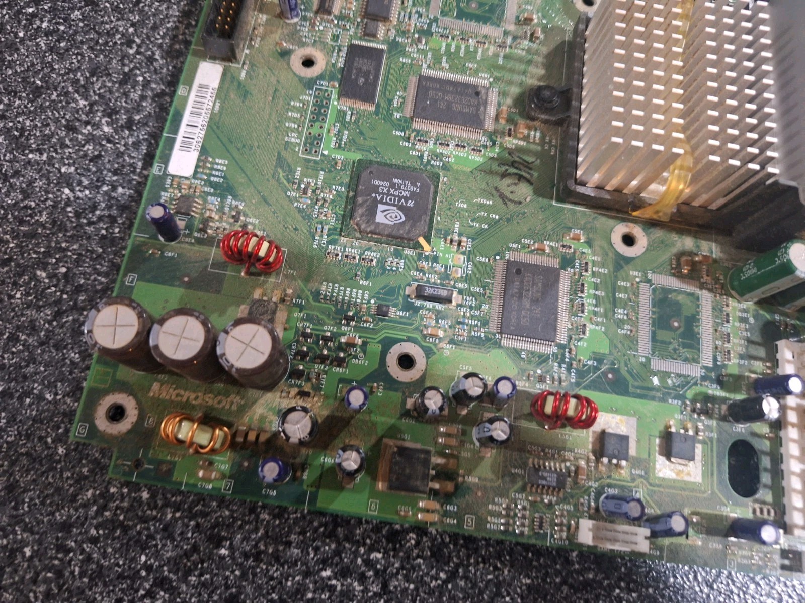 Original Xbox Console Motherboard V 1.1 Replacement 12 Pin Hard Drive HDD TESTED