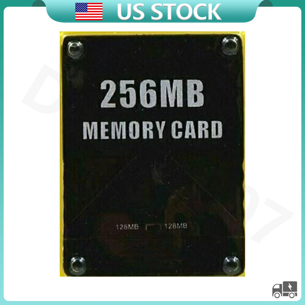 256MB Megabyte Memory Card Fit Sony PlayStation 2 PS2 Slim Game Console