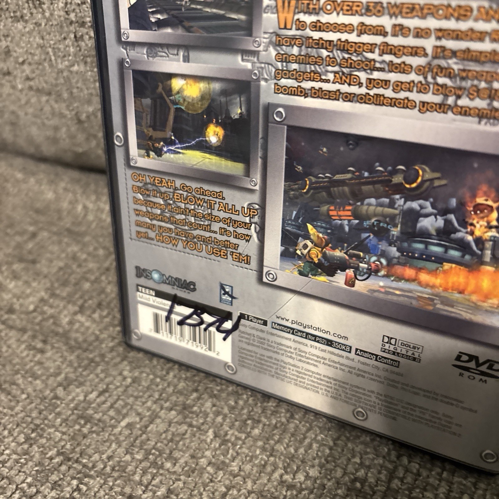 Ratchet & Clank (Sony PlayStation 2, 2002) With Poster Black Label Tested READ