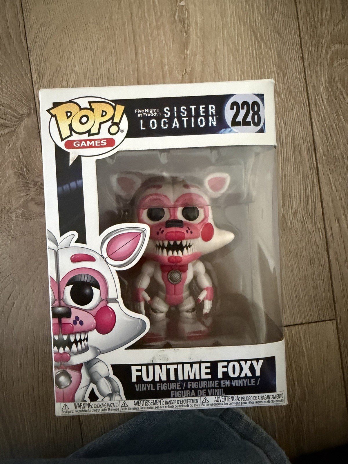 Funko Pop! Games FNAF Sister Location Funtime Foxy #228 Boxed Vinyl Figure