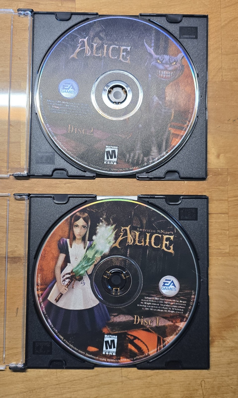 American McGee’s Alice (PC: Windows) 2 Disc & Alice Madness Returns Games Only