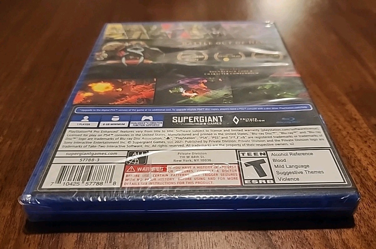 NEW! Hades For Sony PlayStation 4 / PS4. SEALED! PS5 Upgrade Available