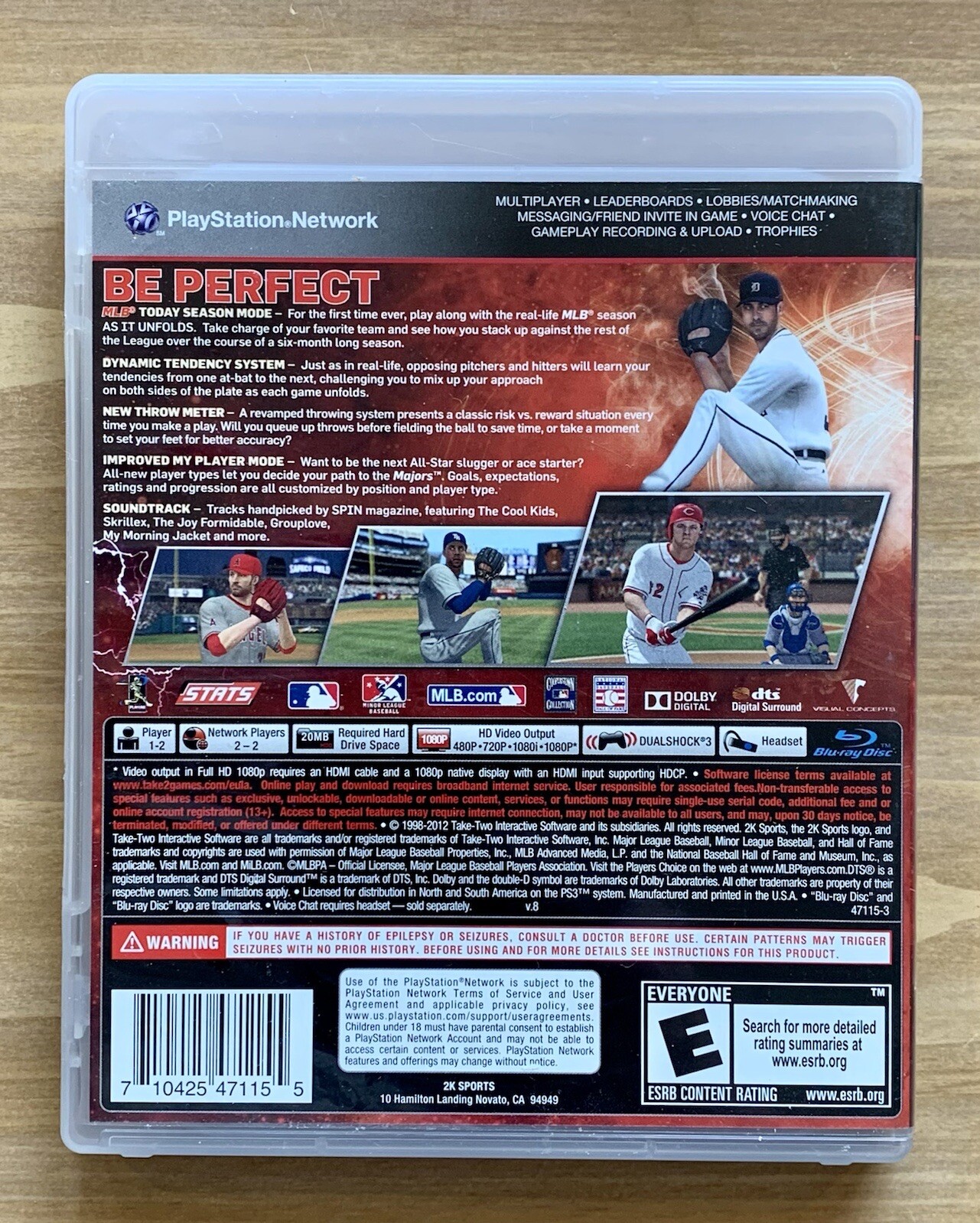 PS3 ~ MLB 2K12 ~ 2K Sports ~ E ~ 1+ Players ~ 2011 ~ !L⚾️⚾️K!