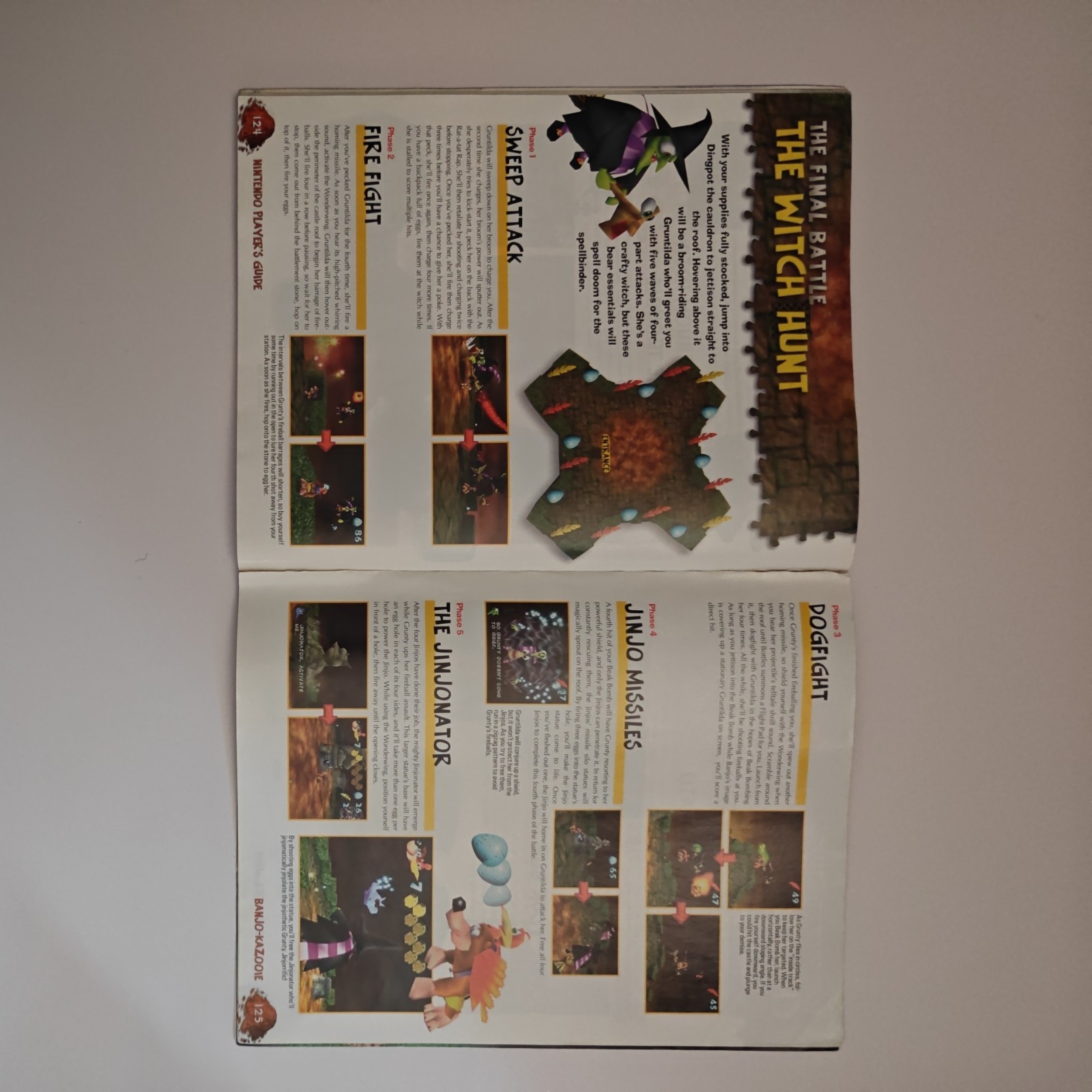 Banjo Kazooie (Nintendo 64) Nintendo Power Player’s Strategy Guide With Map