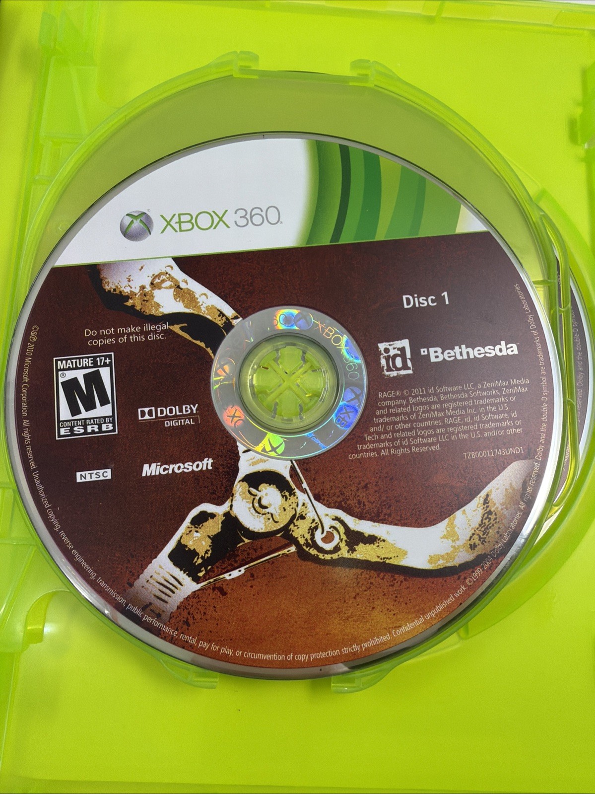 Rage (Microsoft Xbox 360, 2011)