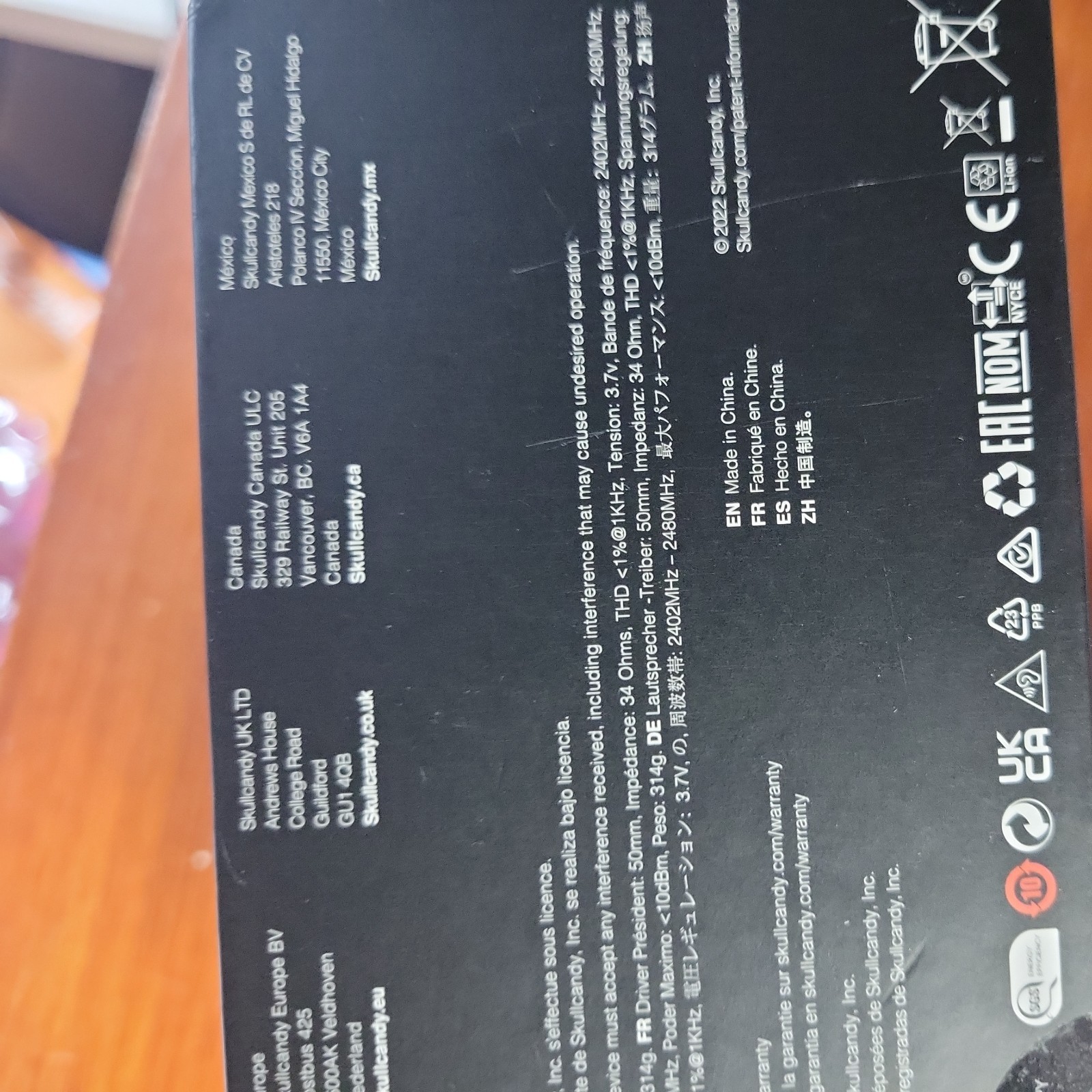 Skullcandy Bluetooth Gaming Headset Plyr Multi-Platform Street Fighter Edition