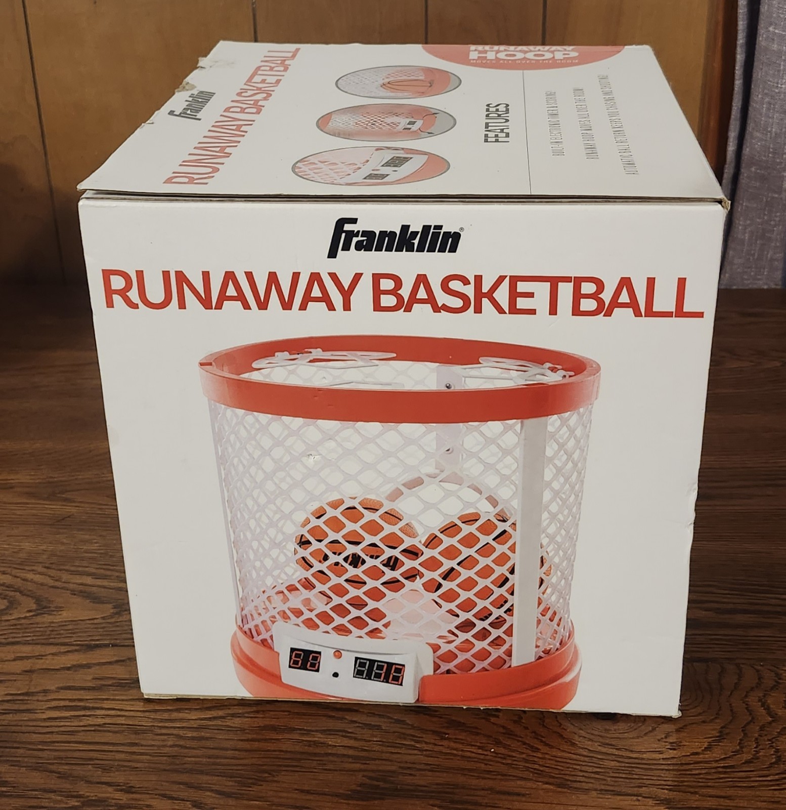 Rare Runaway Basketball Franklin Moving Basketball Hoop At Home Game Open Box