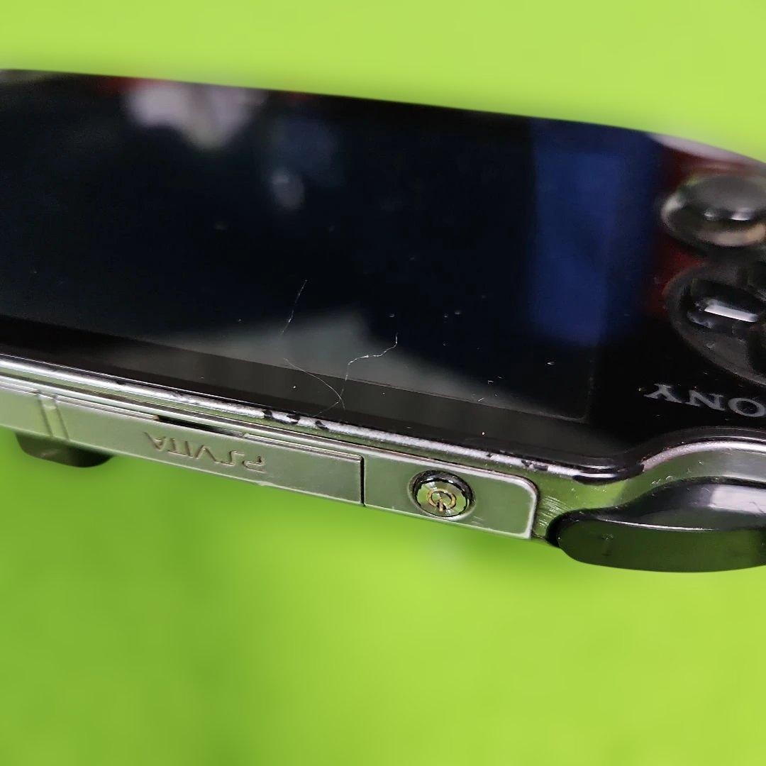 Sony PS Vita PCH-1000 Black Console Tested Screen Yellowing Japan