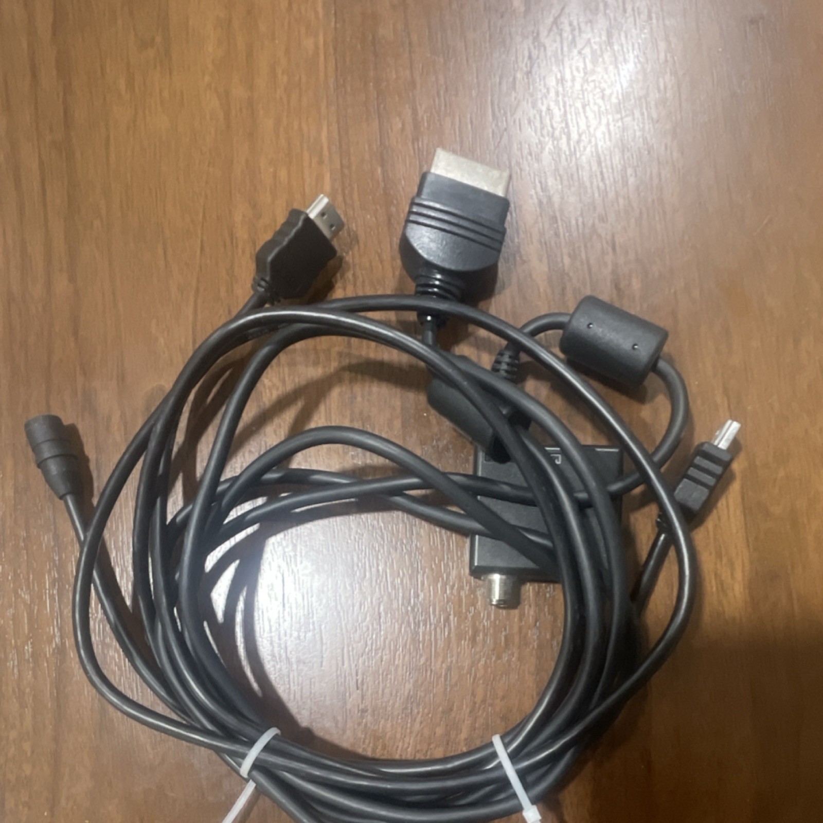 Microsoft Xbox RF Adapter Cable X08-25286 6ft Black Wired Console Accessory