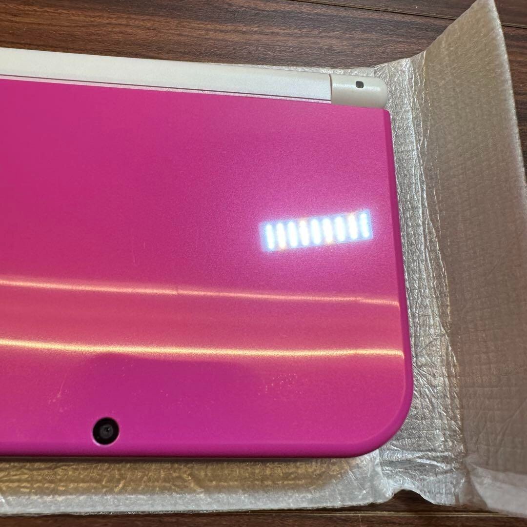 New3DSLL Body Pink x White 2865 From Japan