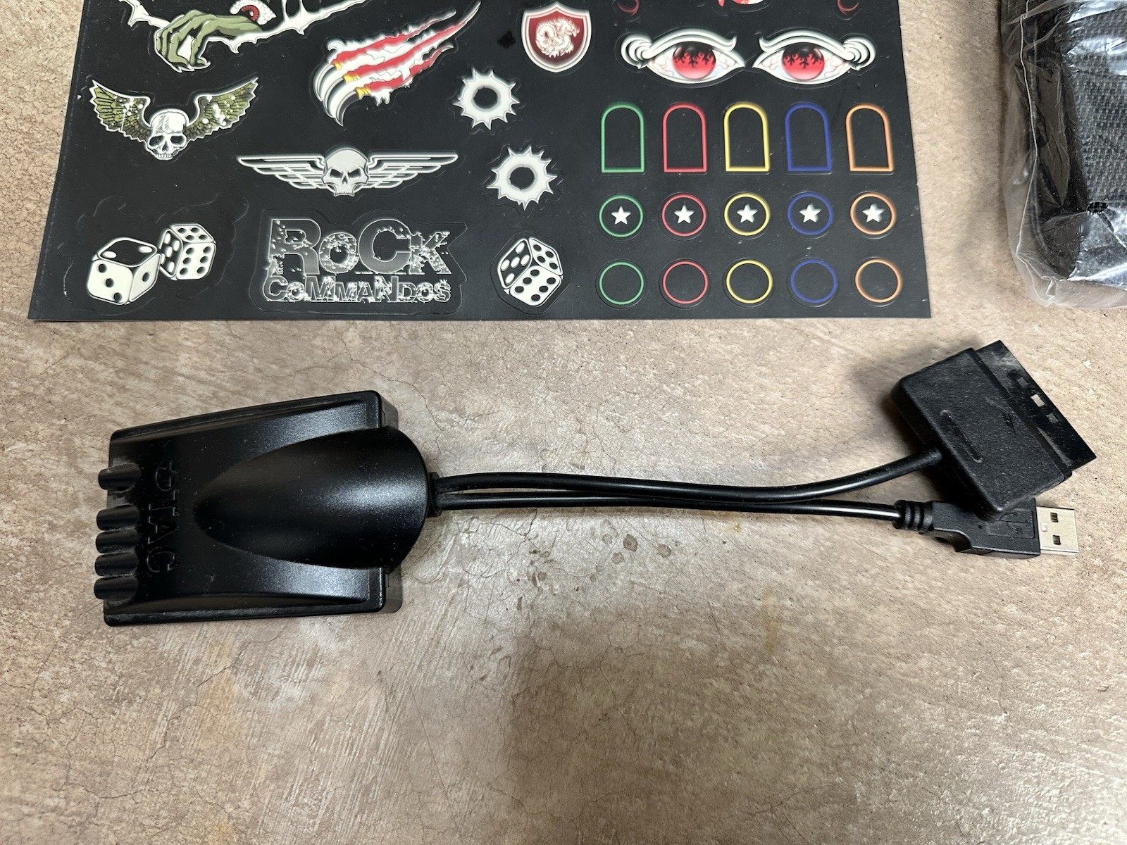 Ant Commandos TAC Flying V Wireless Guitar Hero PS2 DRV-WL-BLKV3