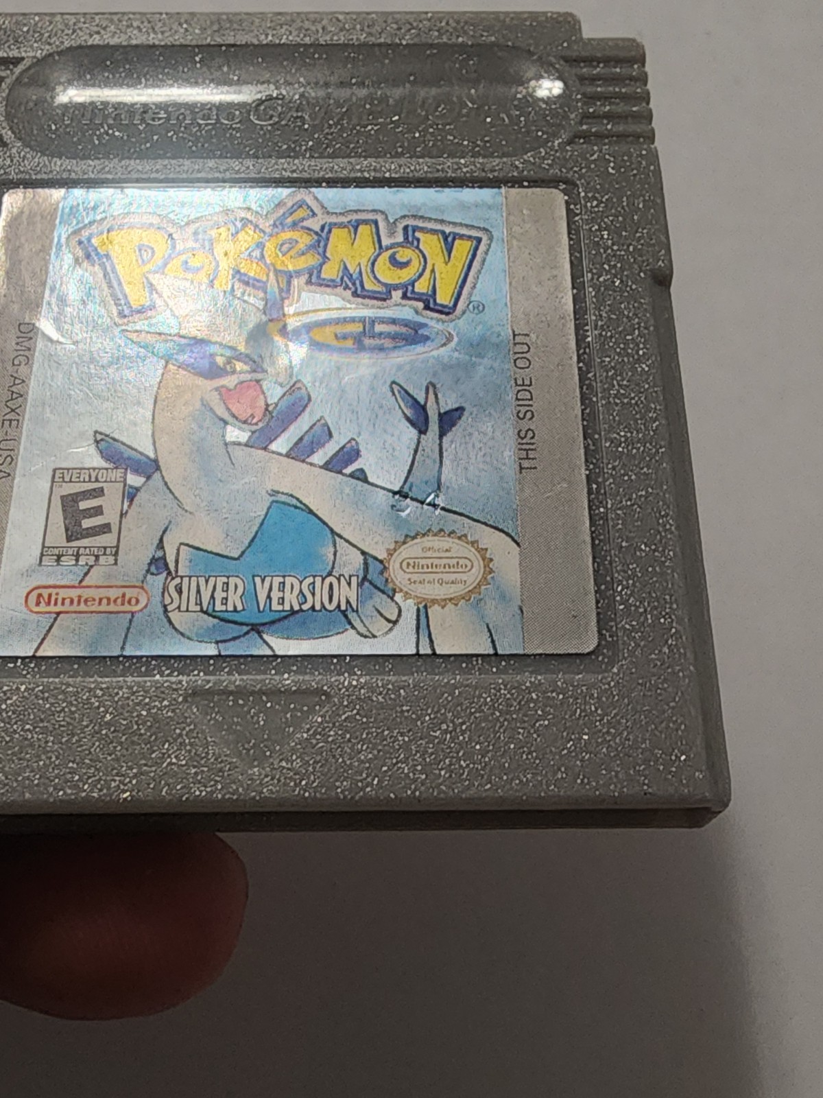 Authentic Pokemon Silver Version Game Boy Color GBC TESTED Does Not Save