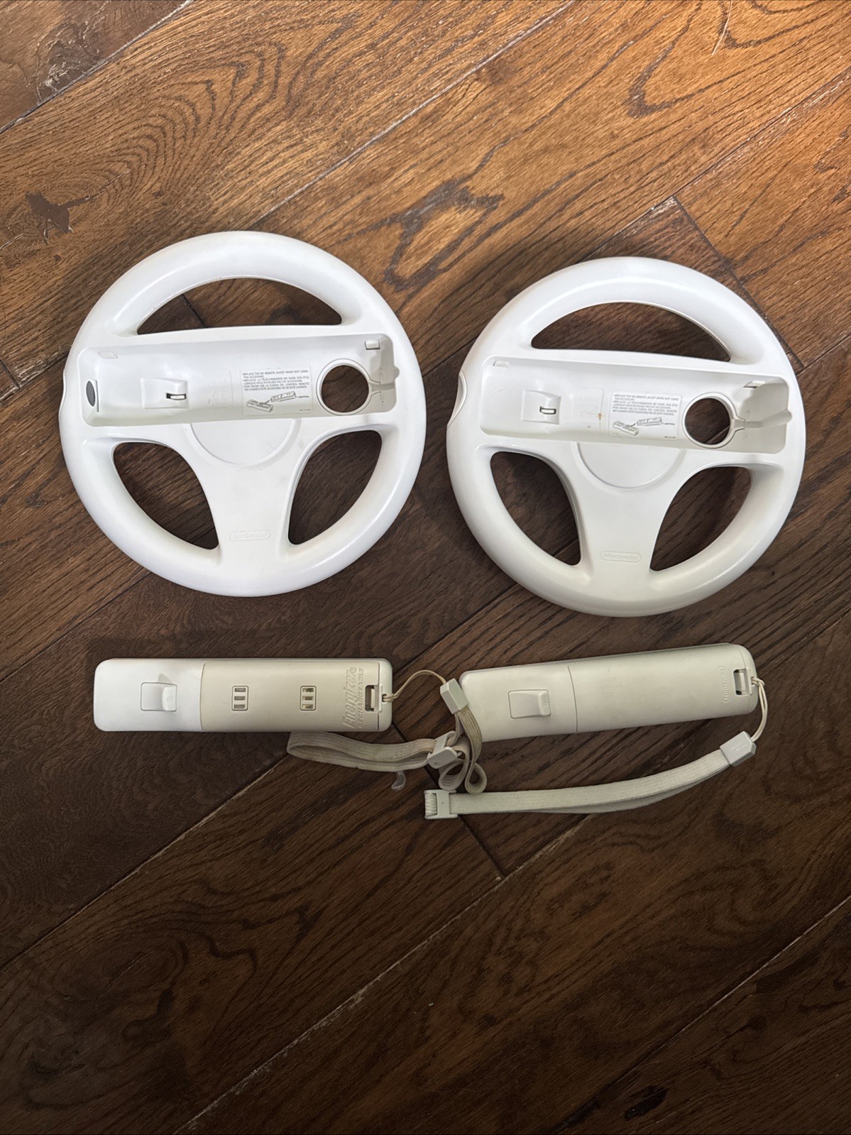 Nintendo Wii Wheel Wii Remote Controller- 2 PIECES-Controllers-Game Accessories
