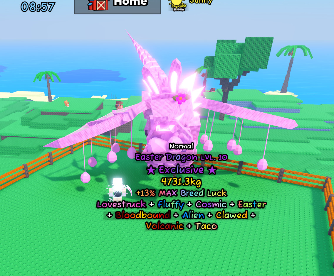 Normal EASTER DRAGON catch and tame