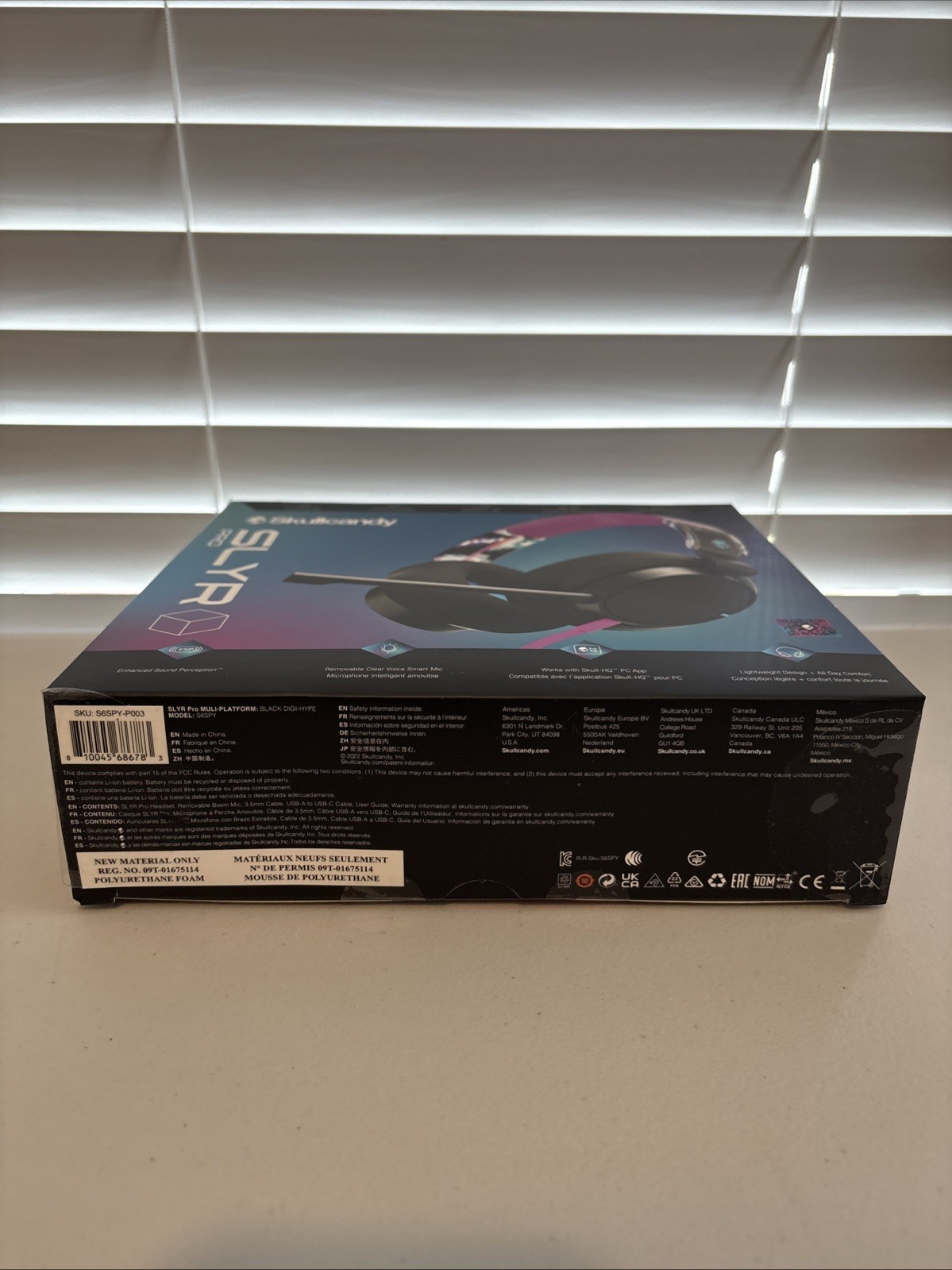 SKULLCANDY SLYR Pro Wired Gaming Headset for PC & Compatible w/ Xbox PS + Switch