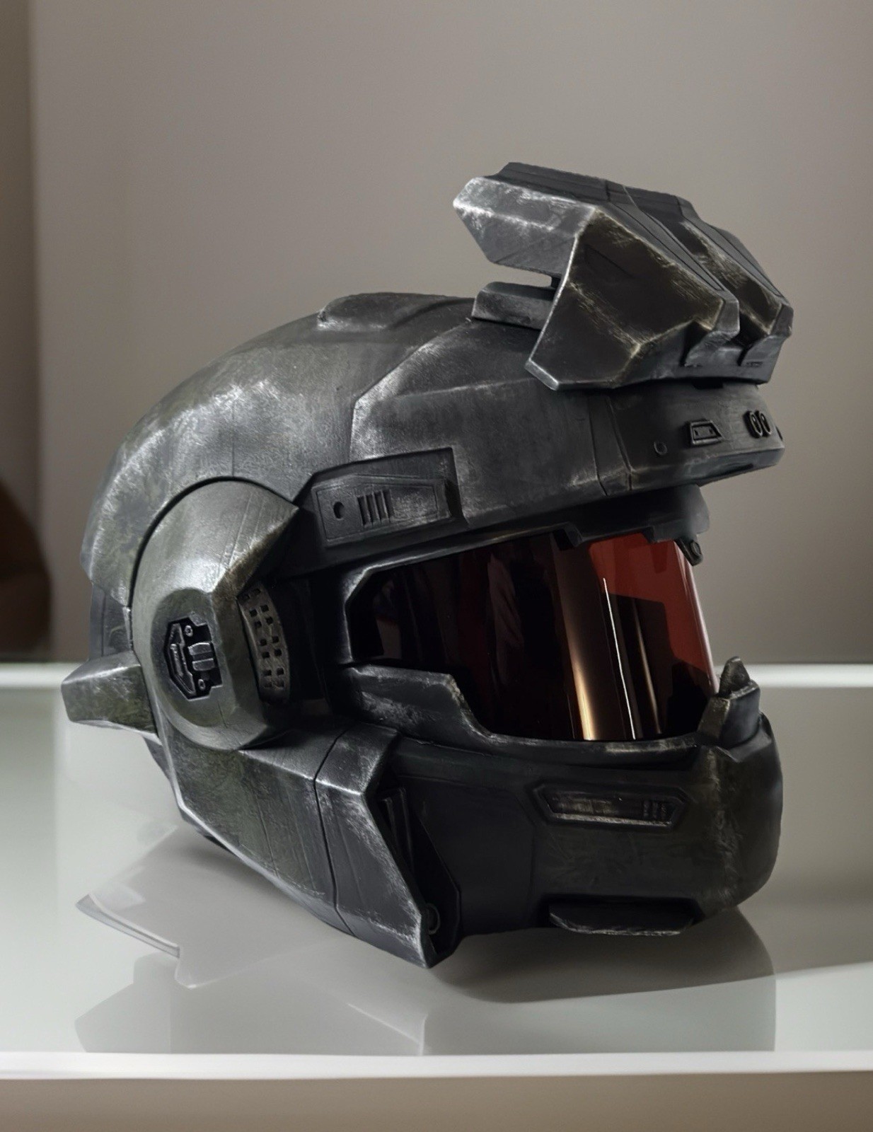 Halo Reach Jorge Helmet 3D Printed & Premade Orange Visor Adult