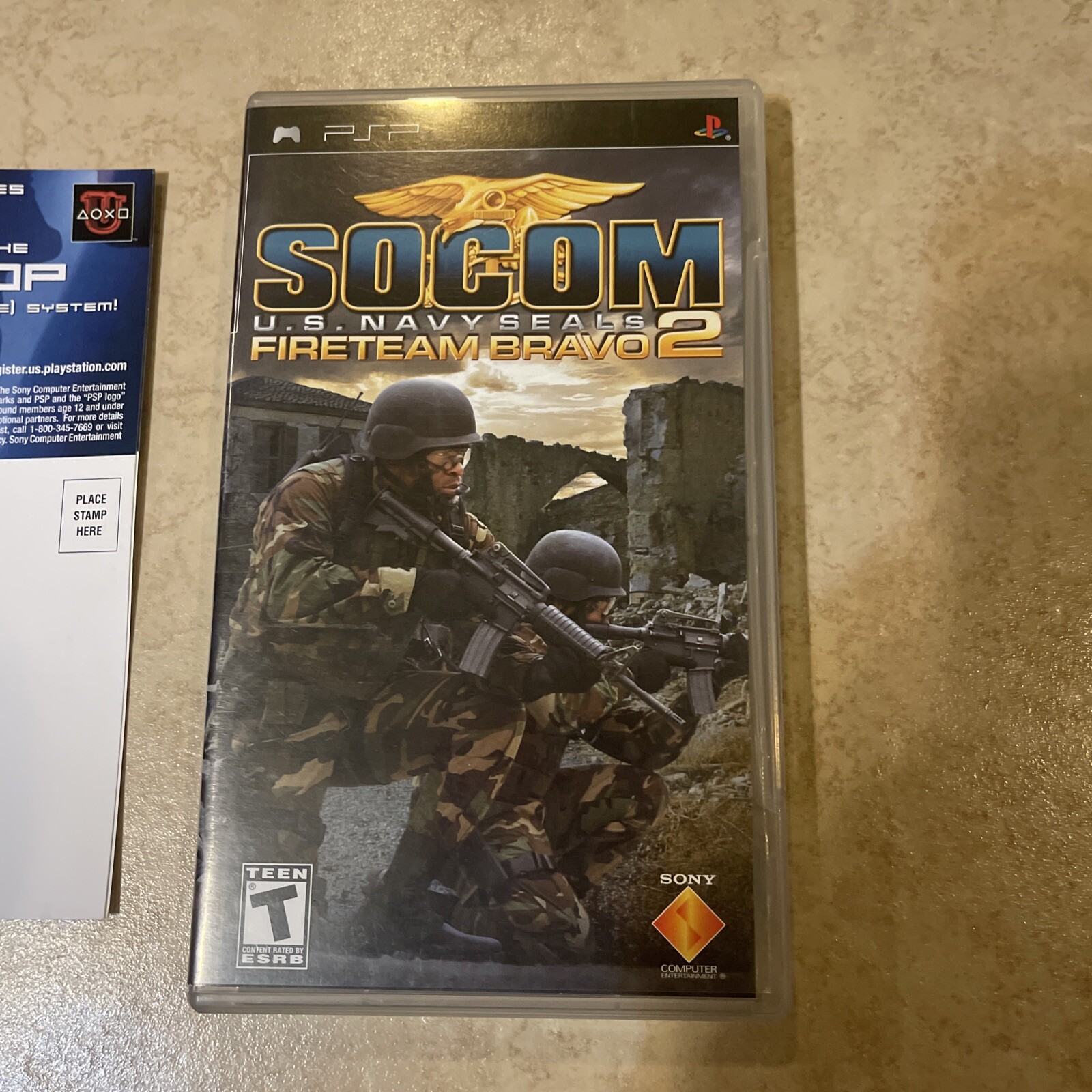 Socom Fireteam Bravo 2 GH (Sony PSP Playstation Portable) Complete CIB Tested!