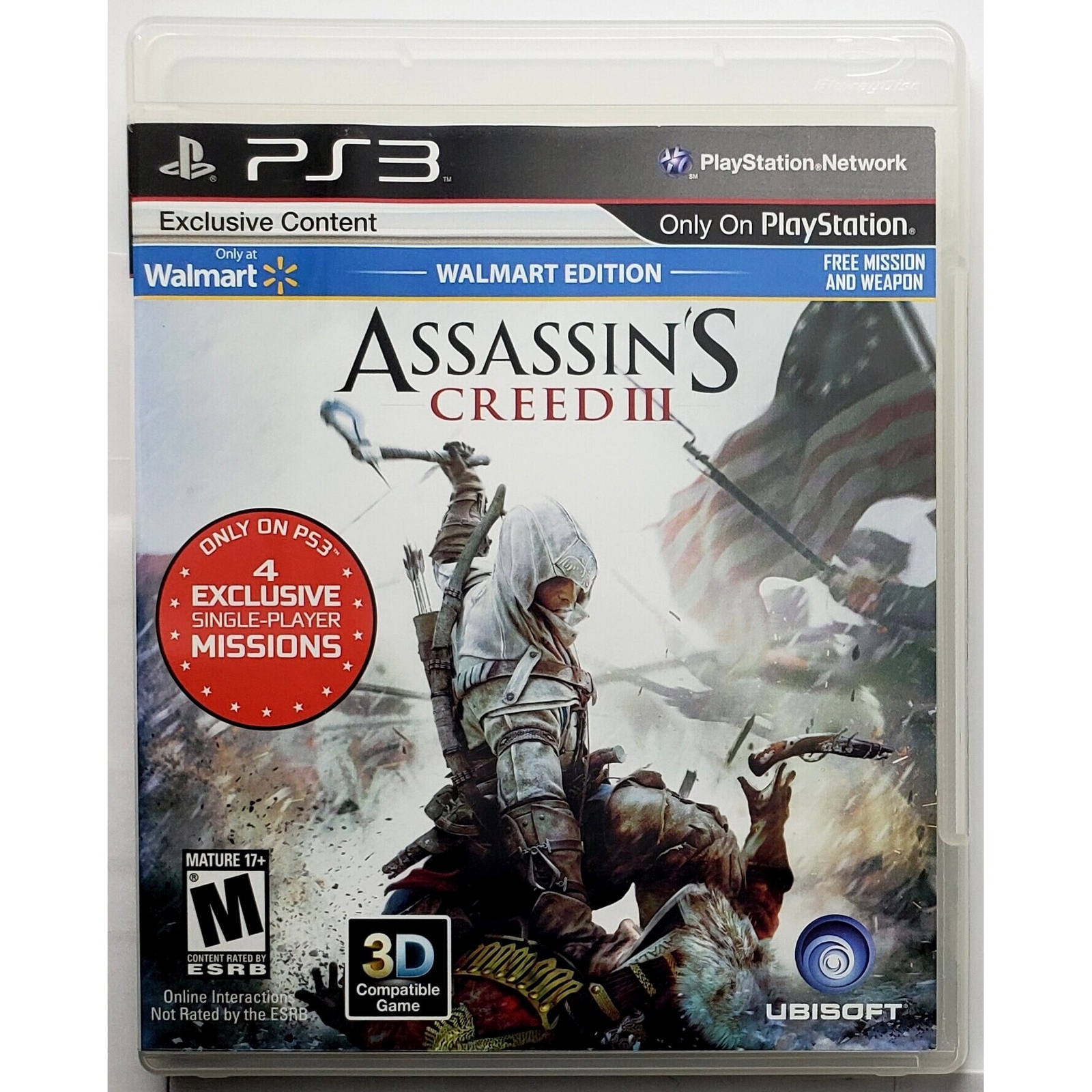Assassin’s Creed III – Sony Playstation 3 Pristine 180 Day Guarantee PS3