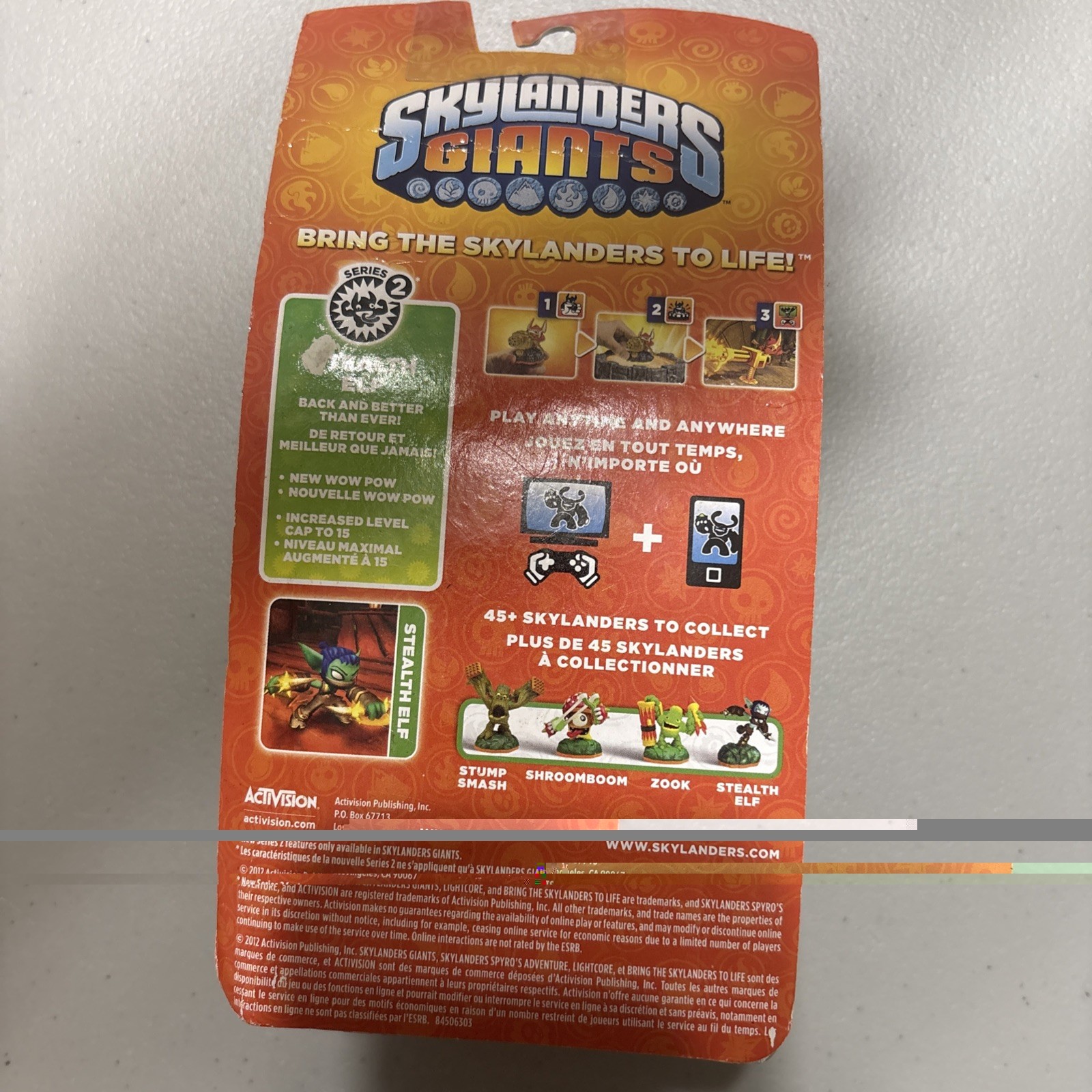 Skylanders Giants S2 Stealth Elf VERY RARE AND VERY HARD TO FIND!!!