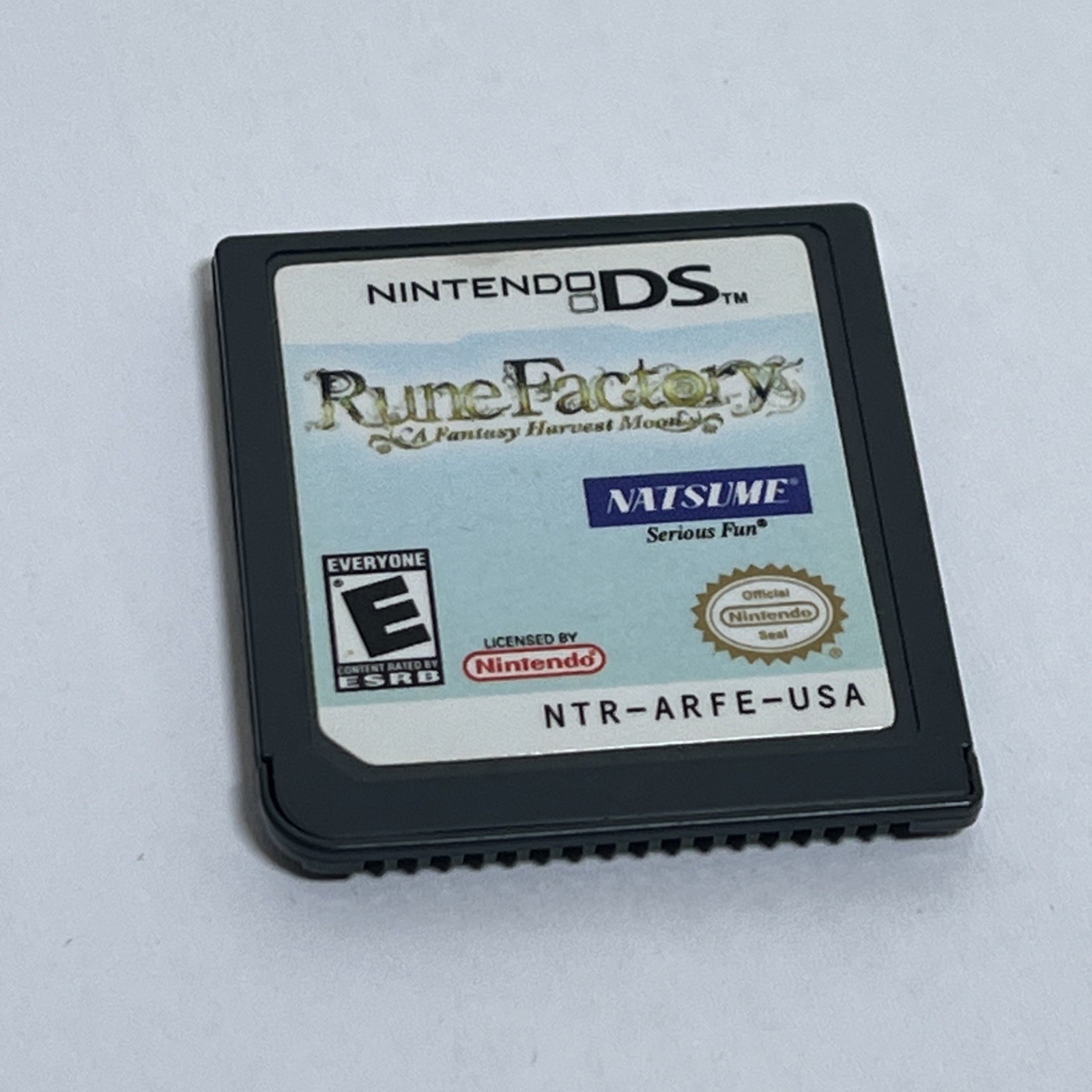 Rune Factory: A Fantasy Harvest Moon (Nintendo DS, 2007) Game Only Tested