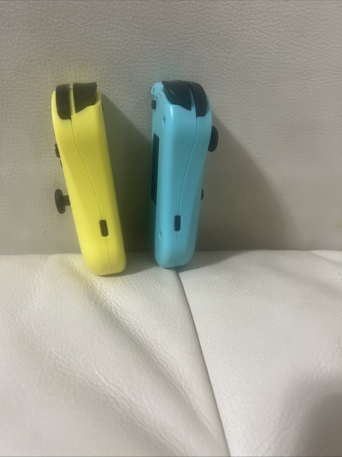 Nintendo Switch Blue AYellow Joy-Con Controllers Left Right Tested Unbranded