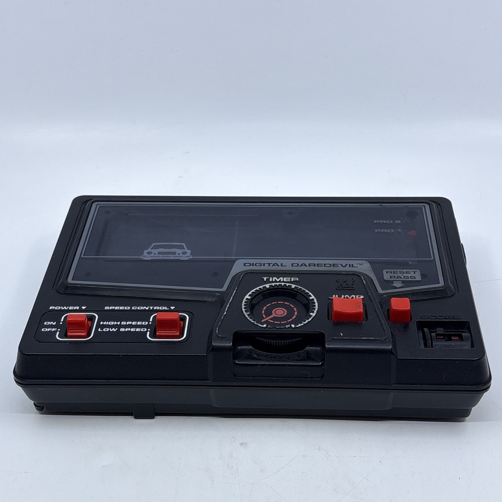 Vintage 1980 Tomy Digital Daredevil Handheld Video Game – Powers ON *AS IS*