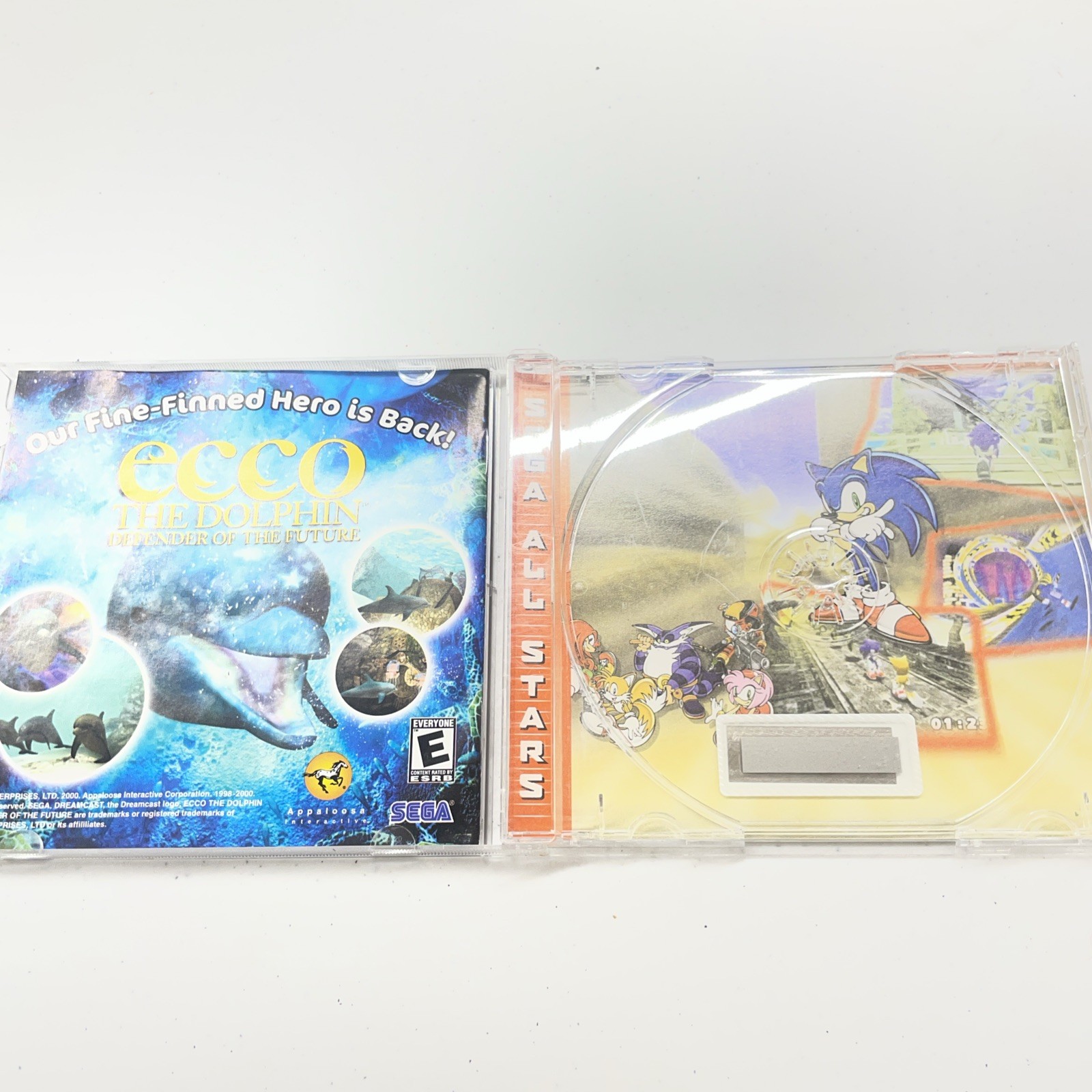 Sega Dreamcast Sonic Adventure Sega All Stars CIB W/ Manual Tested Video Game