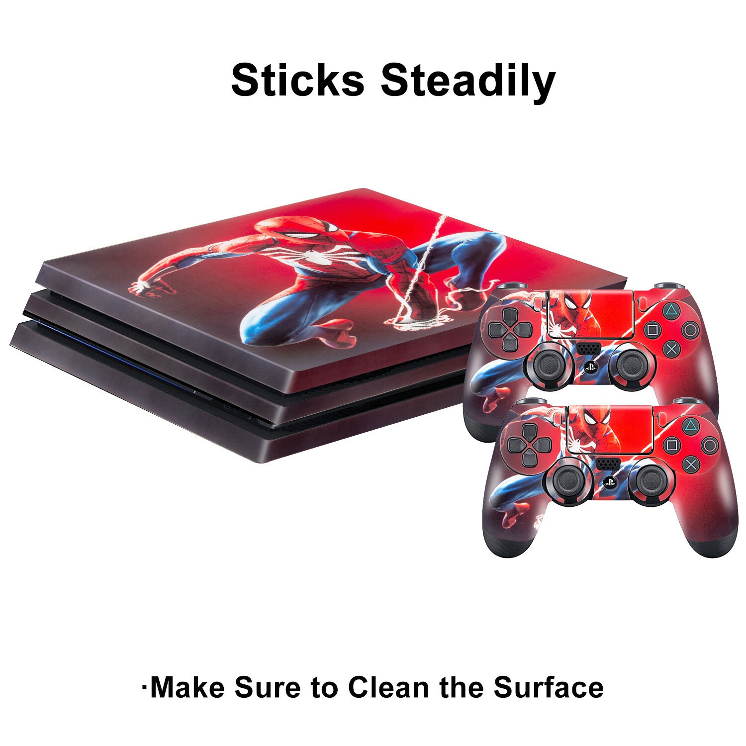 Decal Cover Skin Sticker Vinyl for Sony PlayStation PS4 Pro Console & Controller