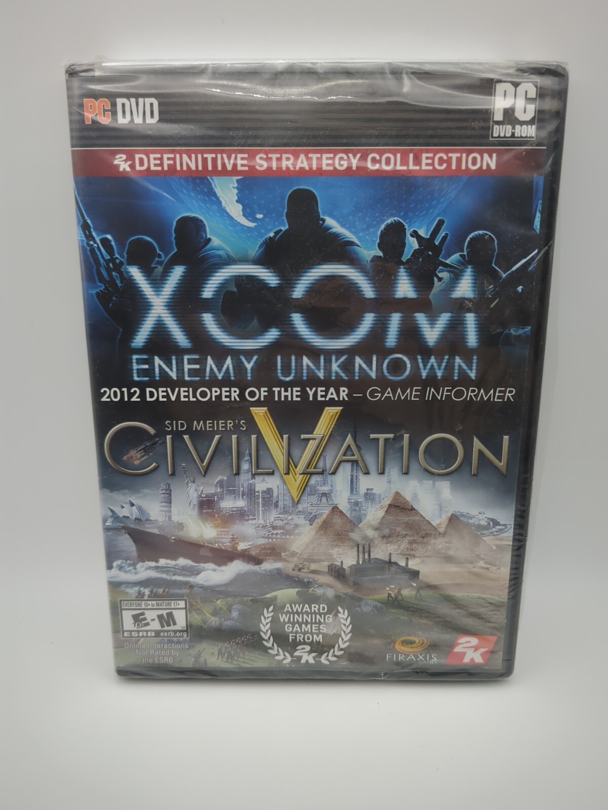 XCOM Enemy Unknown and Sid Meier Civilization V Sealed 2 PC Games