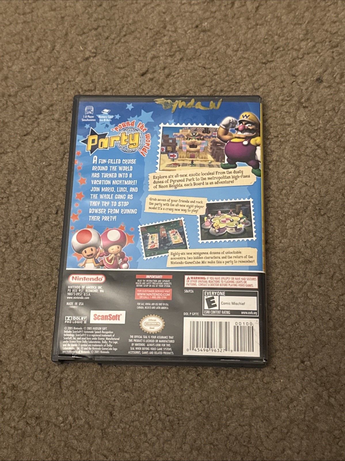 Mario Party 7 (GameCube, 2005) Disc Only