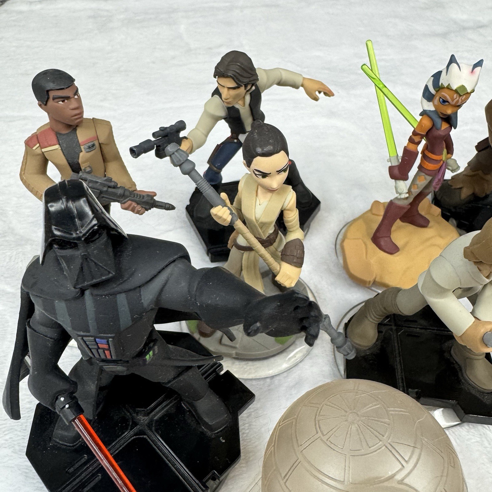 Disney Infinity 3.0: Star Wars Figures Lot Darth Vader, Luke Skywalker,