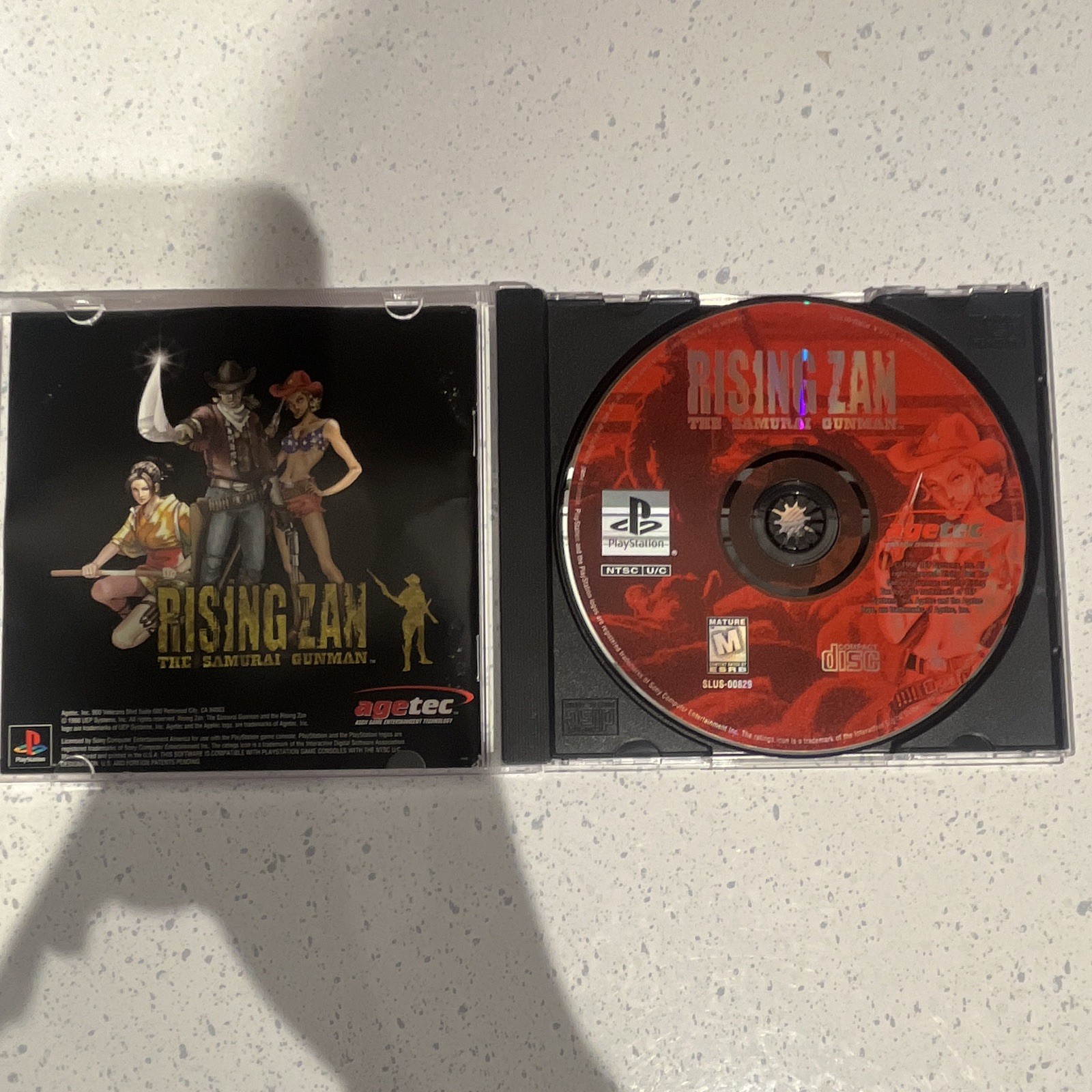 Agetec Rising Zan: The Samurai Gunman PS1 NTSC-U/C (US/Canada) M