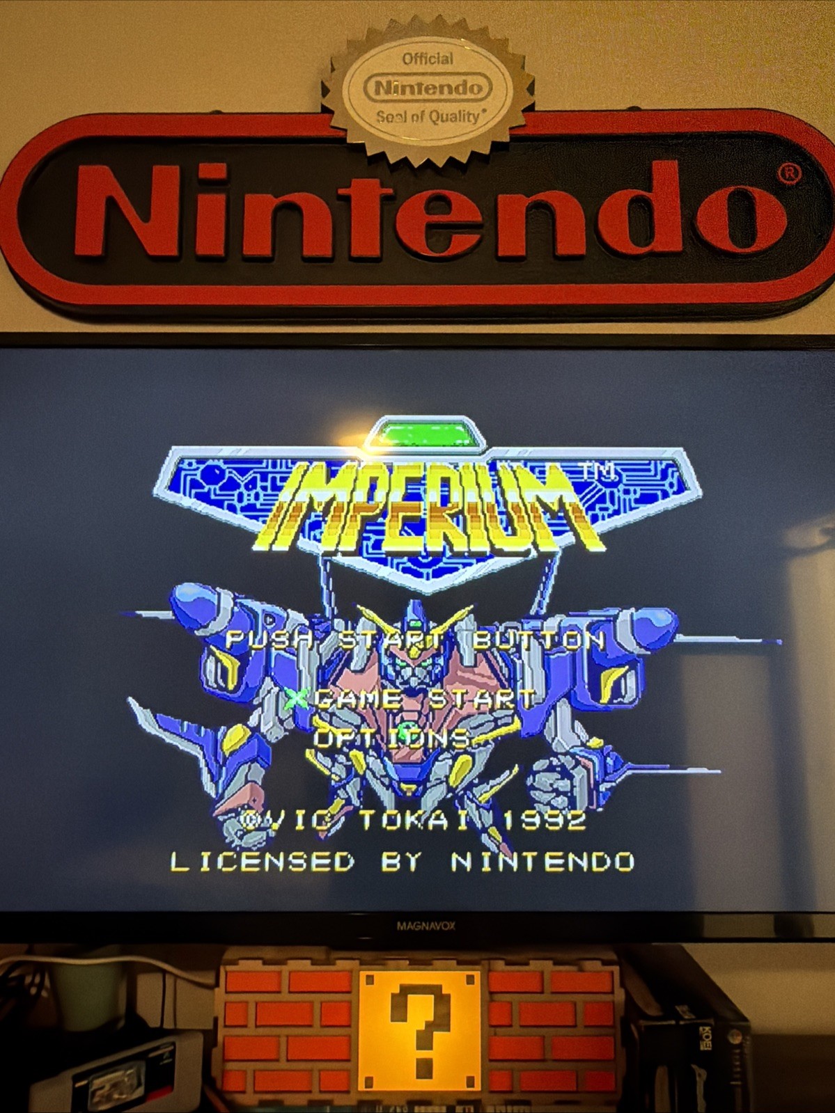Imperium SNES Super Nintendo Game CIB Complete VGC Protective Case