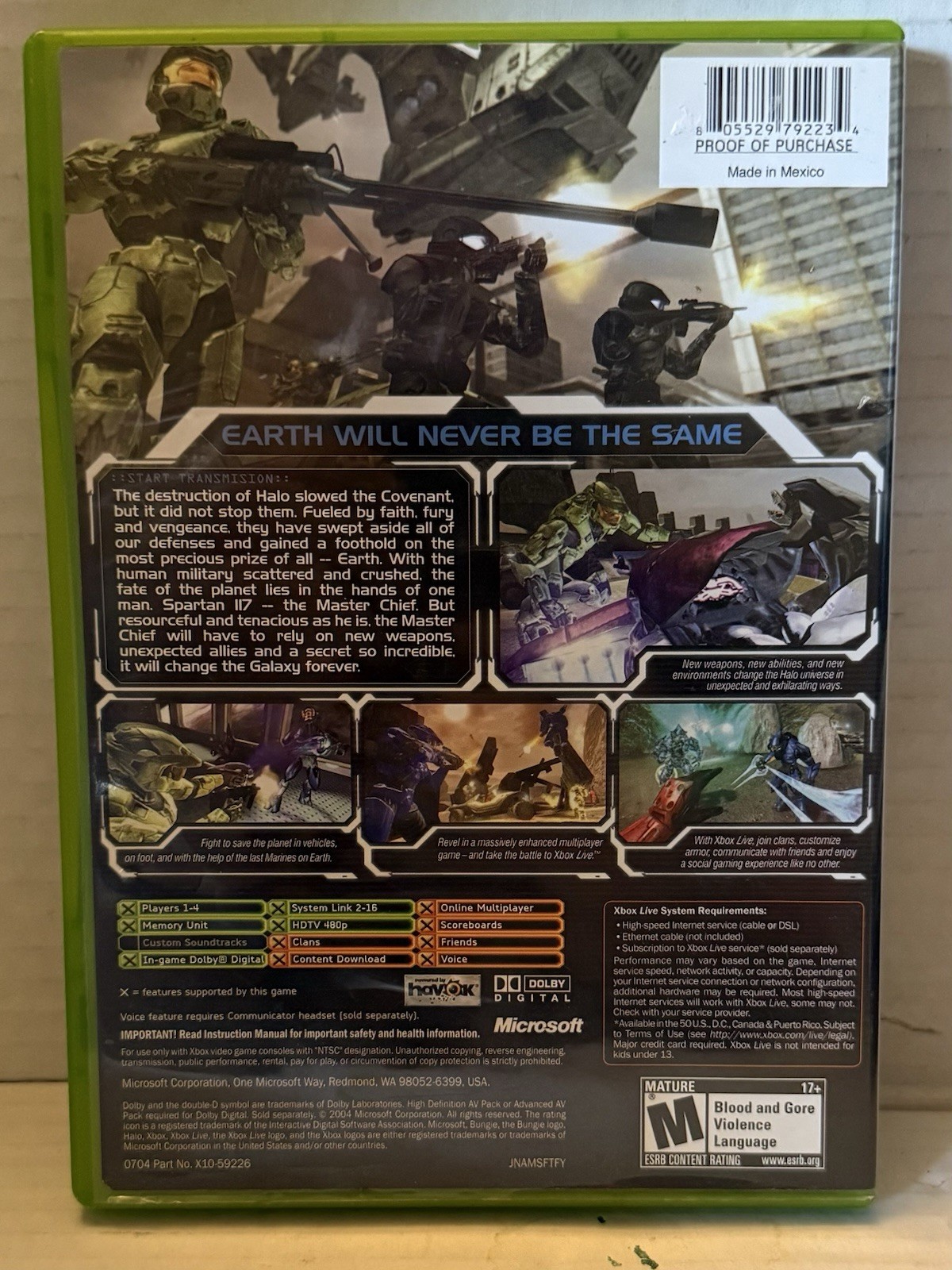 Halo 2 (Microsoft Xbox, 2004) Complete, CIB – Tested