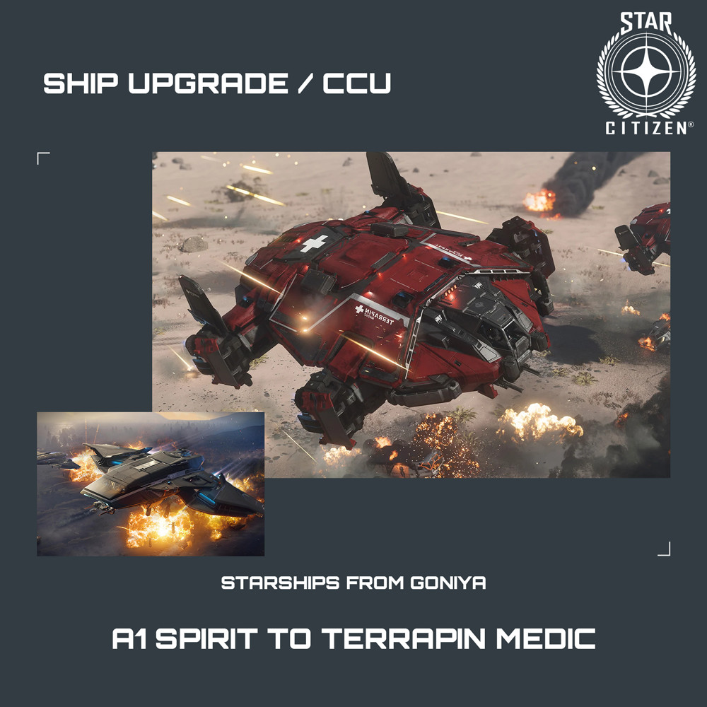 STAR CITIZEN – ANVIL TERRAPIN MEDIC UPGRADE – (CCU)