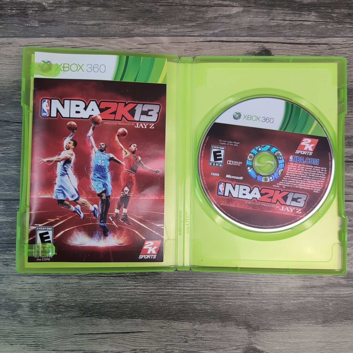 NBA 2K13 Xbox 360 Microsoft Video Game Complete With Music By Jay Z