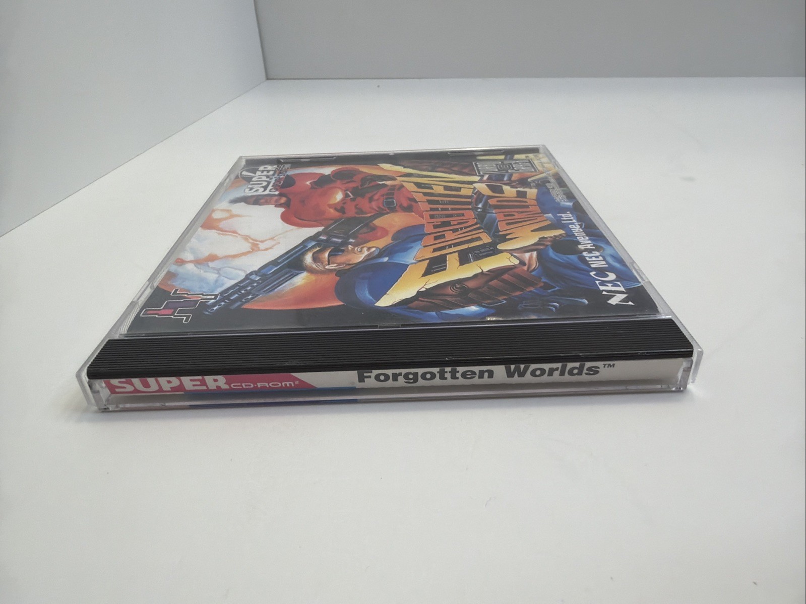 Forgotten Worlds TurboGrafx Super CD Turbo Duo Tested Complete CIB