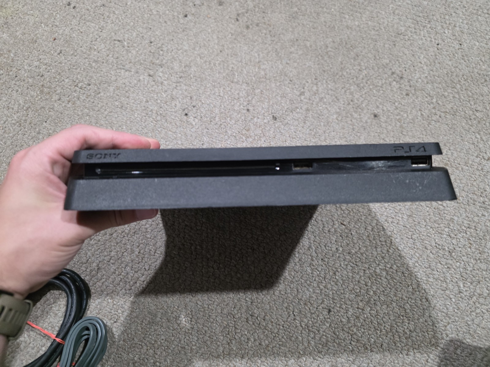 SONY PS4 SLIM 500GB CONSOLE CUH-2015A W/ 1 CONTROLLER & CABLES